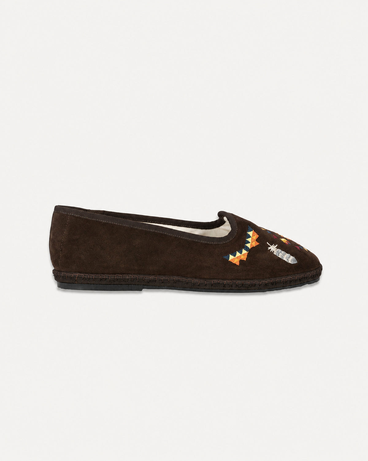 Frutate Embroidered Suede Friulane