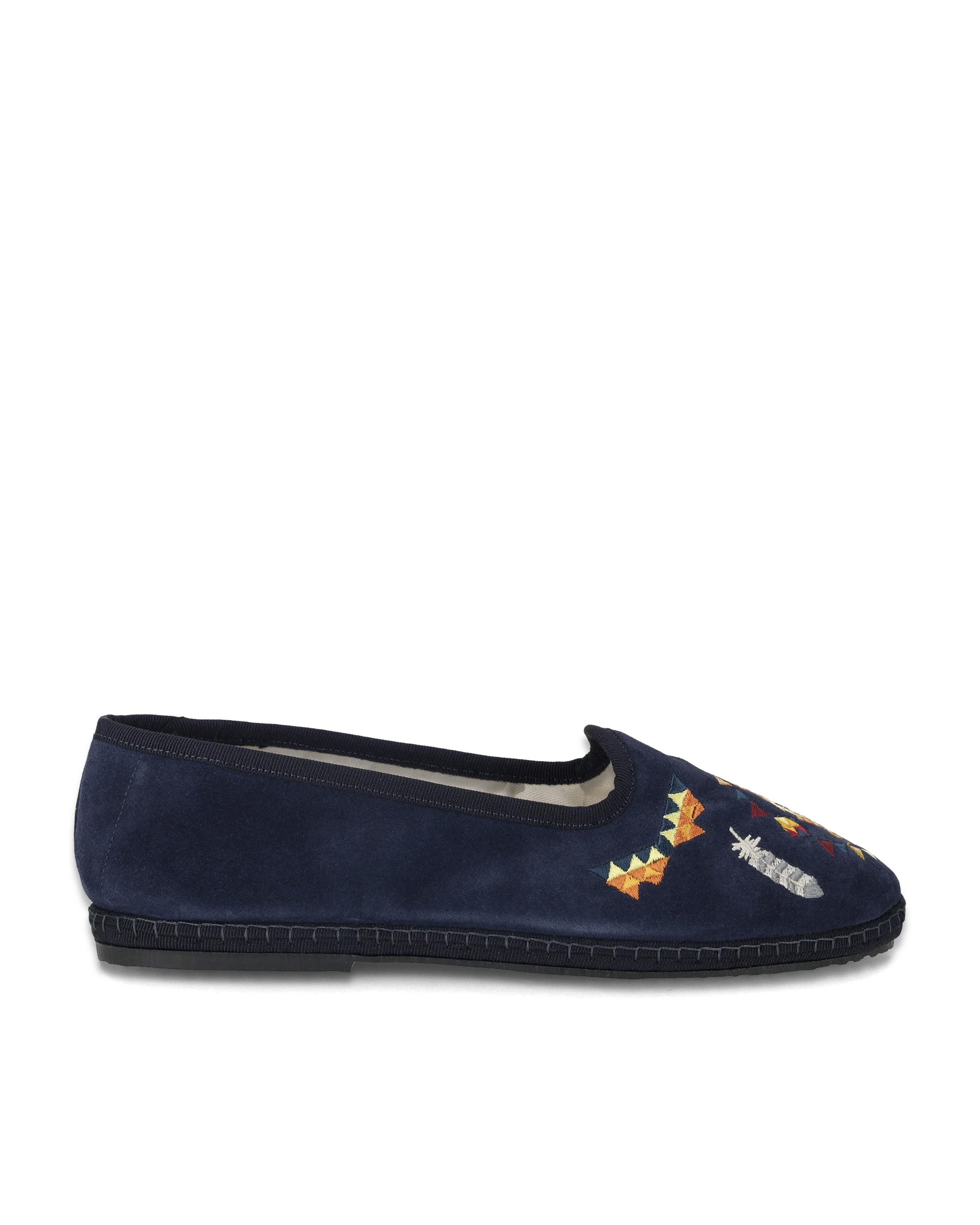 Frutate Embroidered Suede Friulane