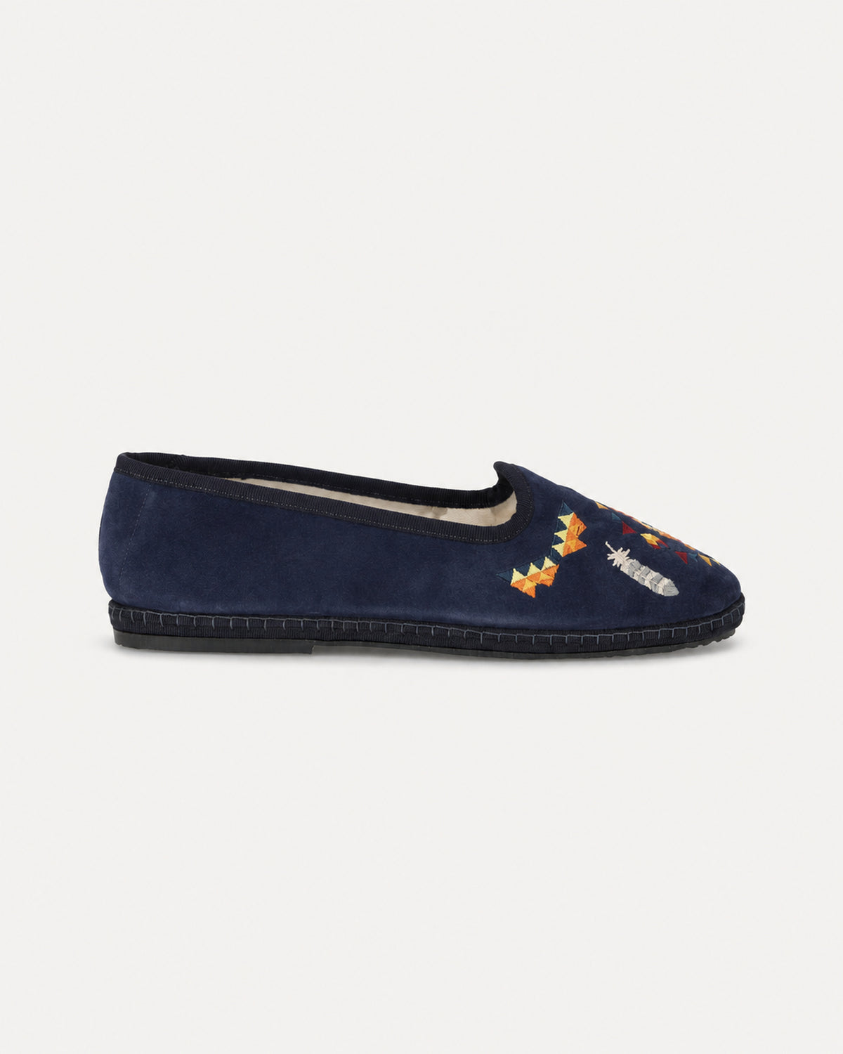 Frutate Embroidered Suede Friulane