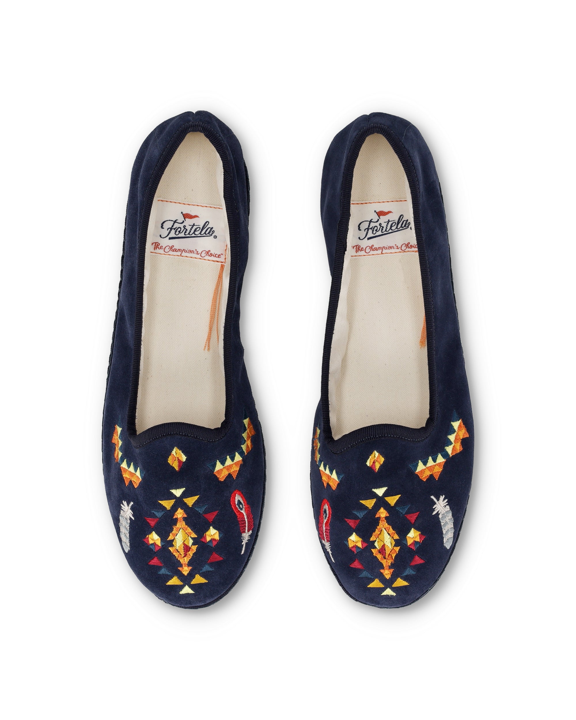 Frutate Friulane In Pelle Scamosciata Con Ricamo