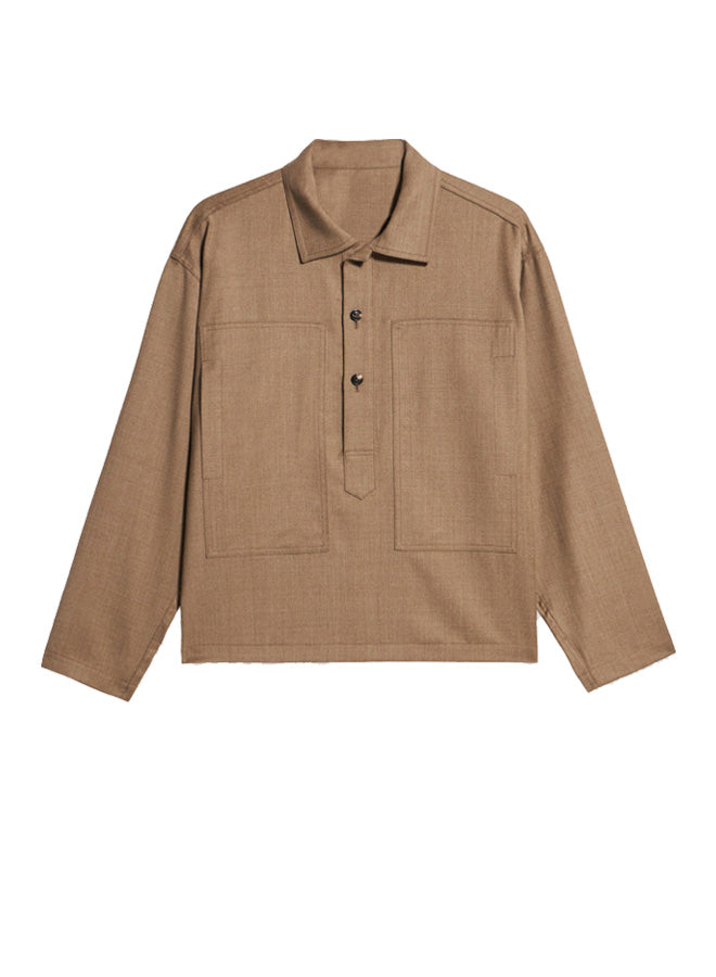 Fuego Overshirt In Fresco Lana 