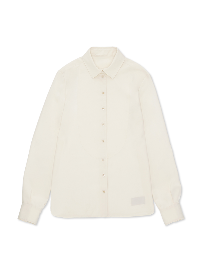 Ginette Silk Smoking Shirt 