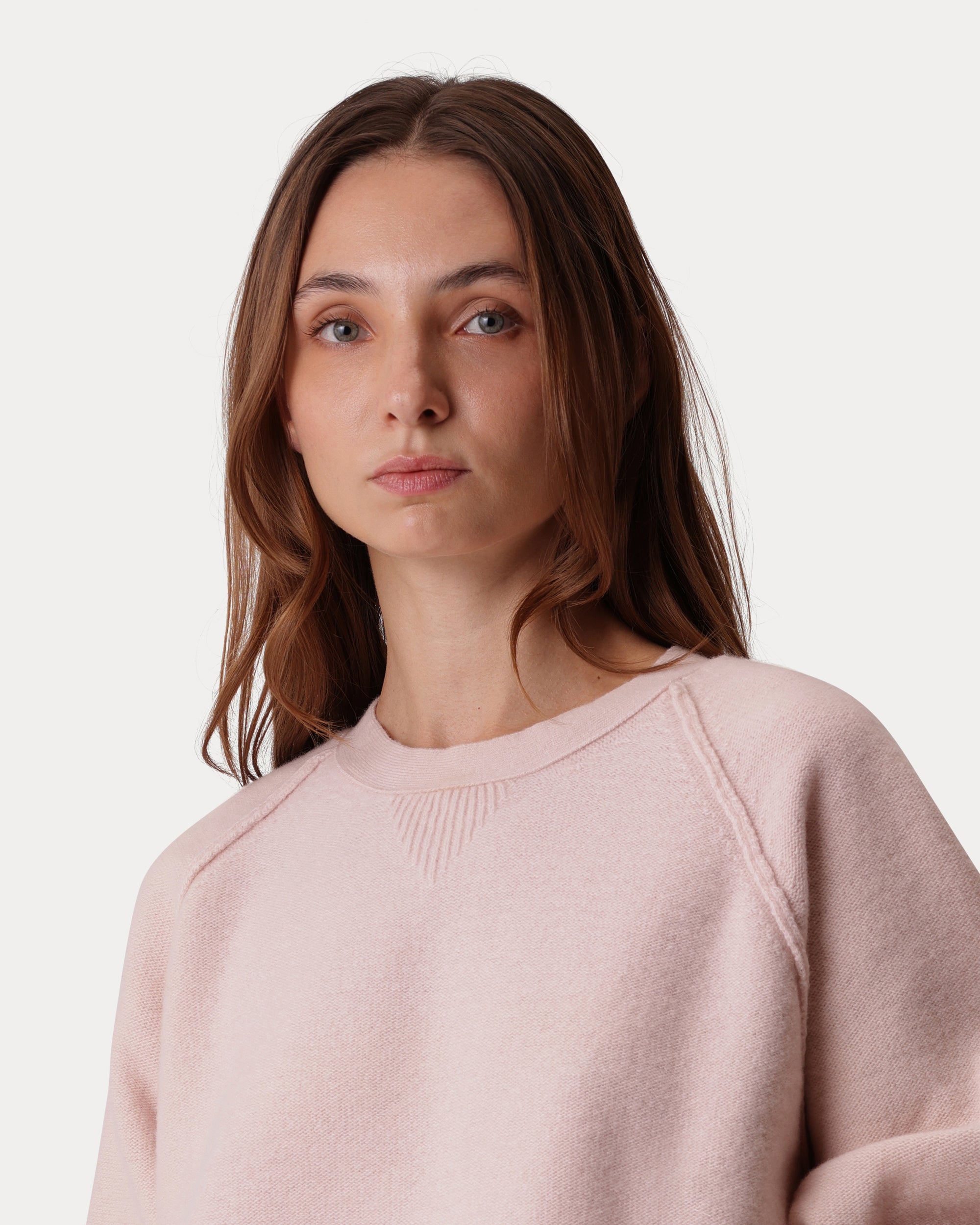 Harvard Maglia Girocollo In Lana con Maniche Raglan