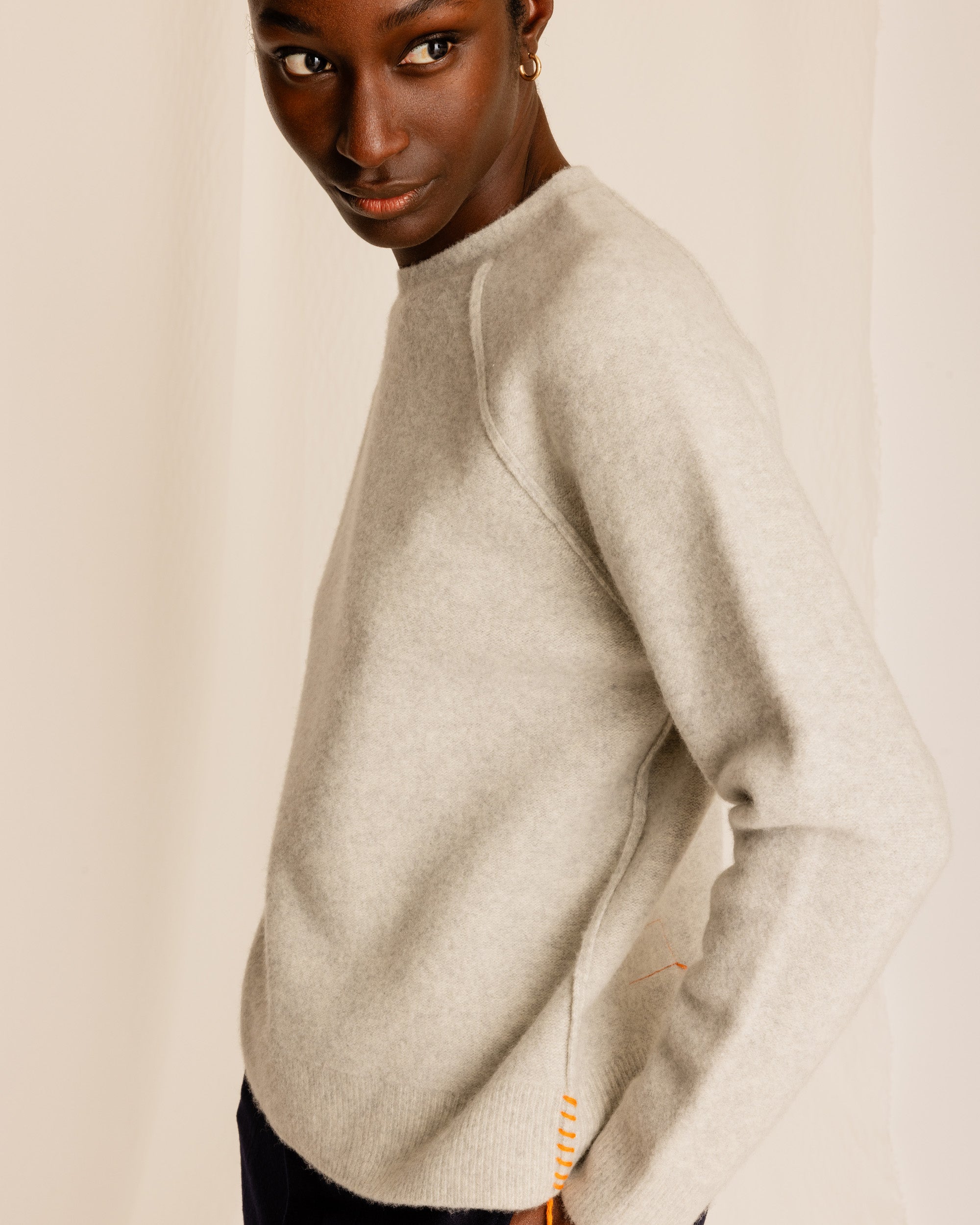 Harvard Maglia Girocollo In Lana con Maniche Raglan