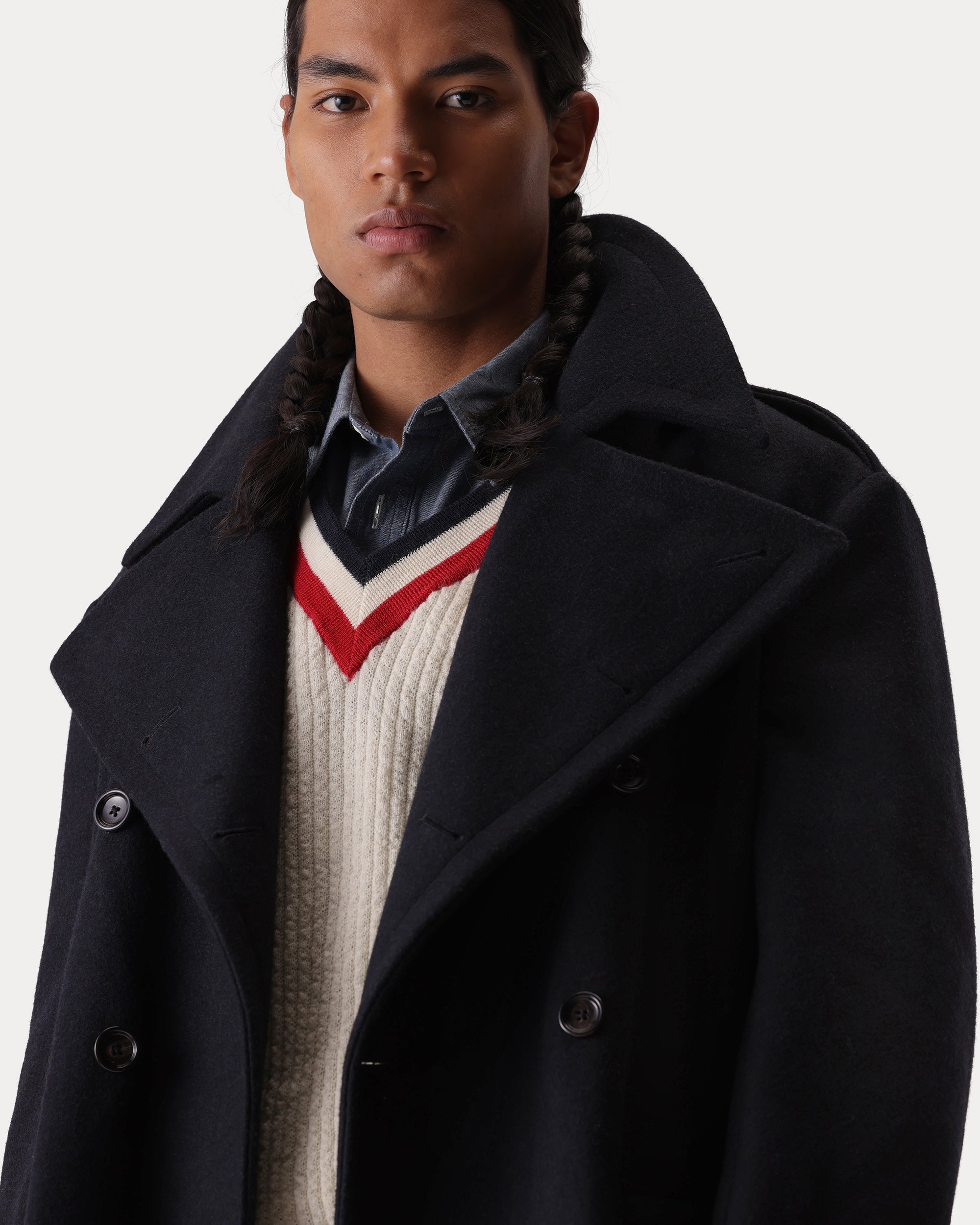 Winston Cappotto Doppiopetto In Lana