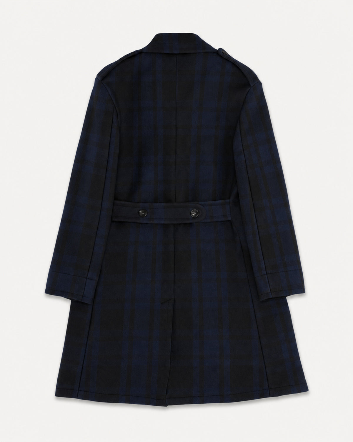 Winston Cappotto Doppiopetto In Lana Check a Quadri