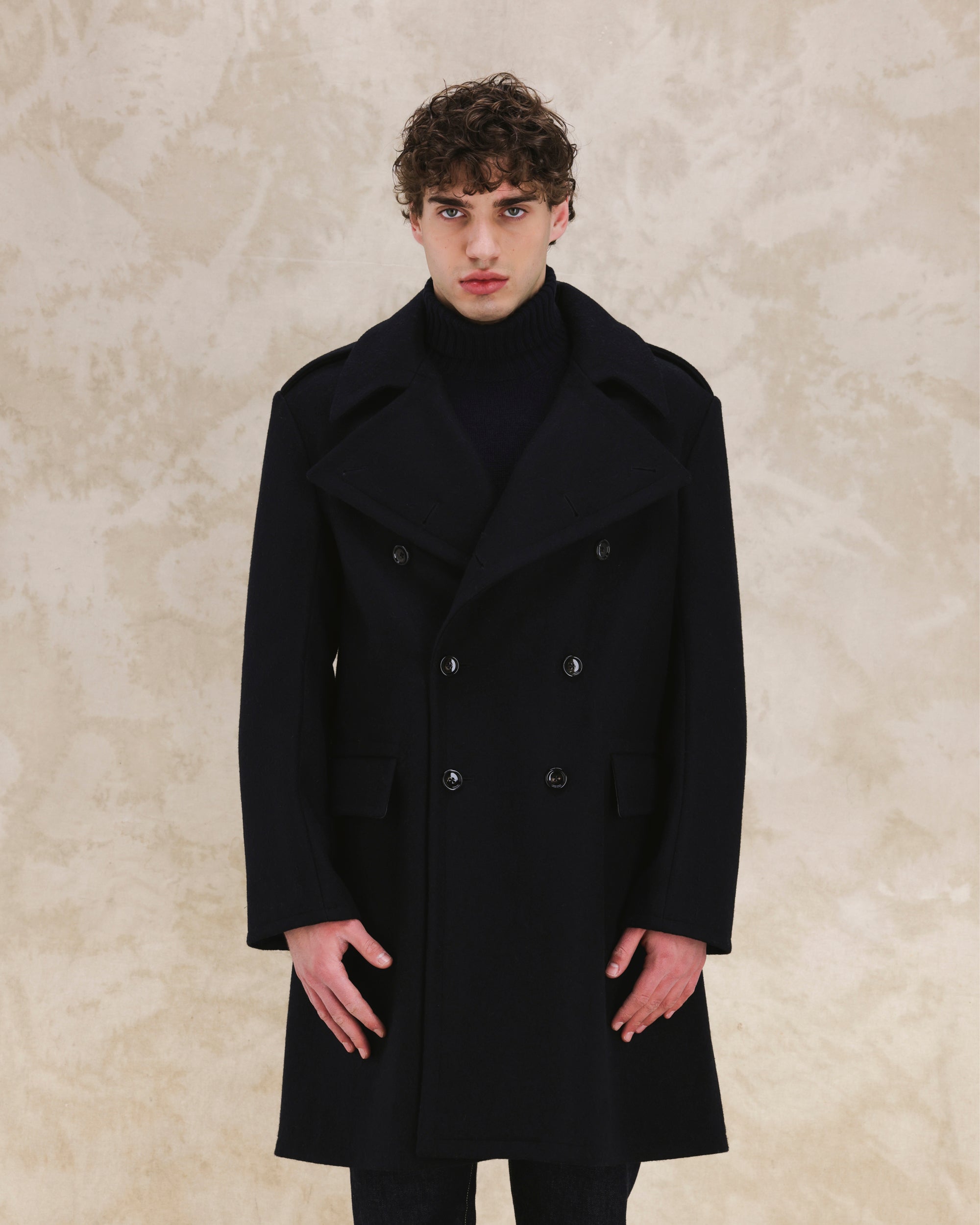 Winston Cappotto Doppiopetto In Lana