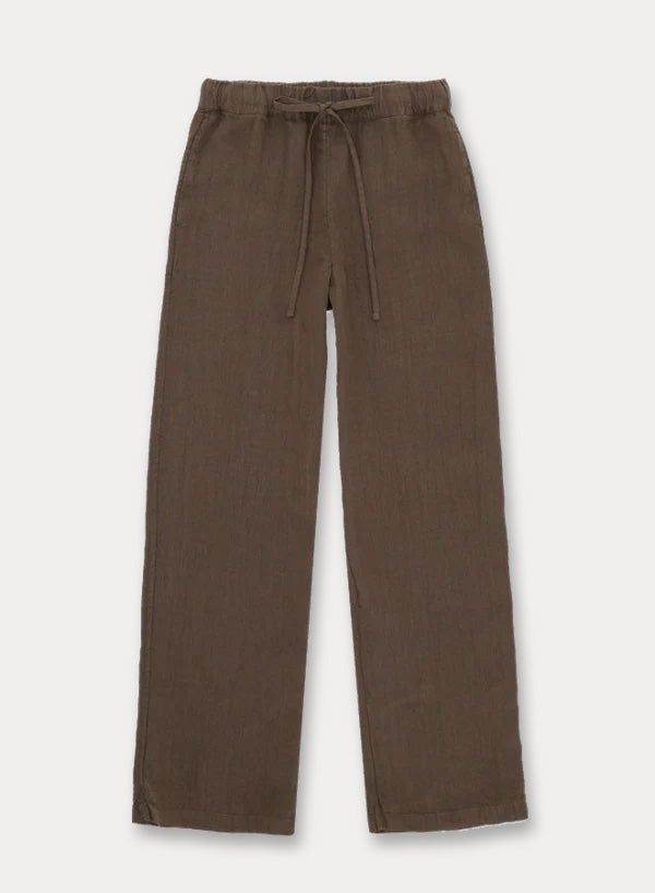 Jaleh Linen Pants With Drawstring