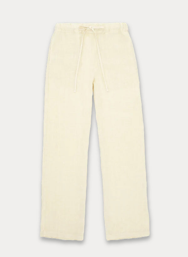 Jaleh Pantaloni Con Coulisse In Lino