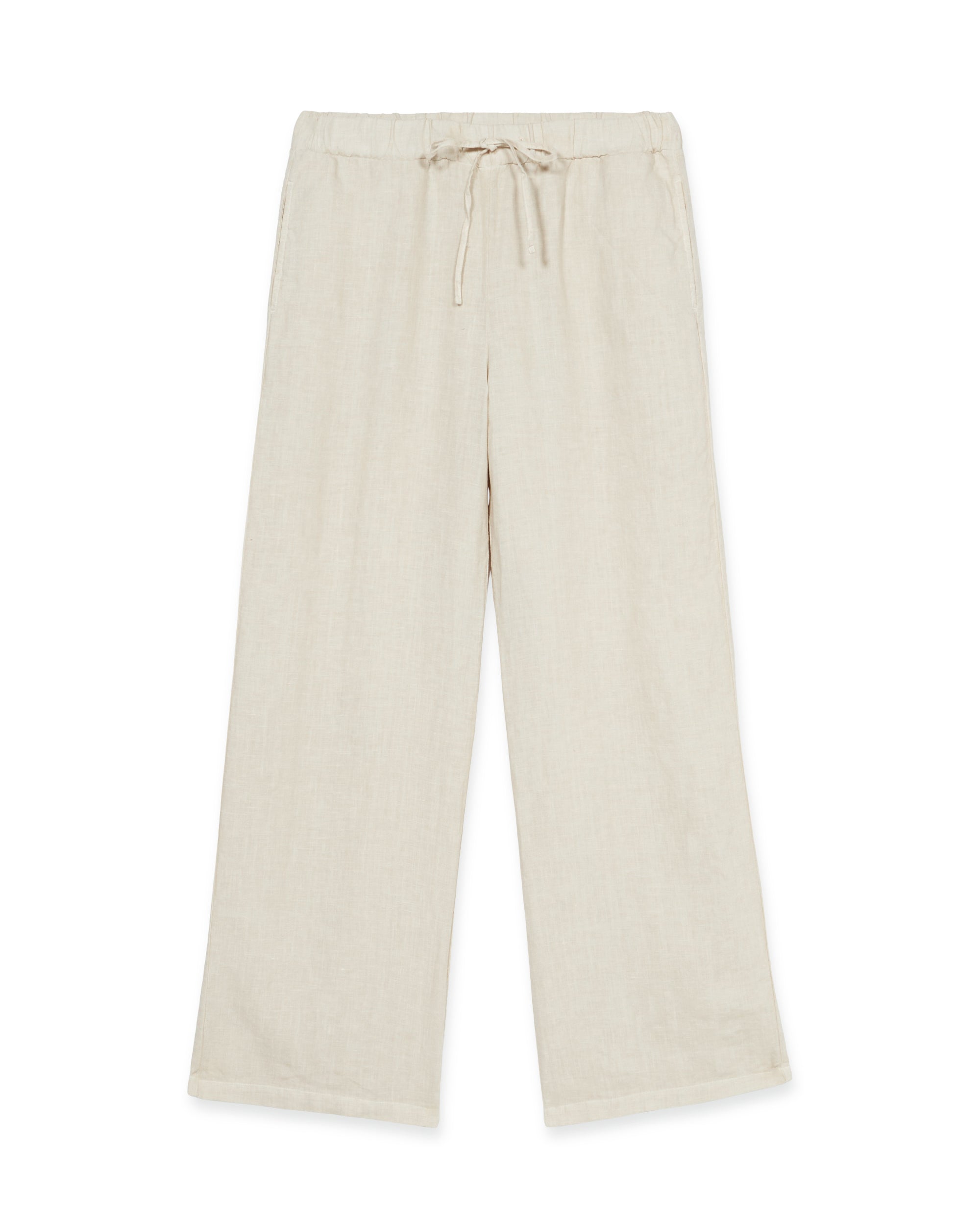 Jaleh Pantaloni Con Coulisse In Lino