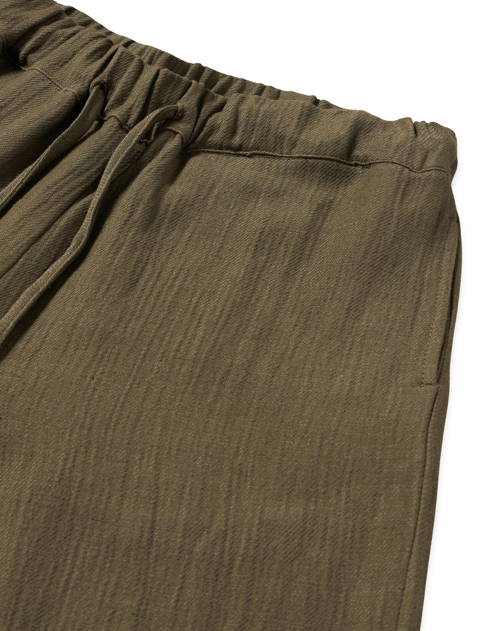 Jaleh Pantaloni Con Coulisse In Misto Lino