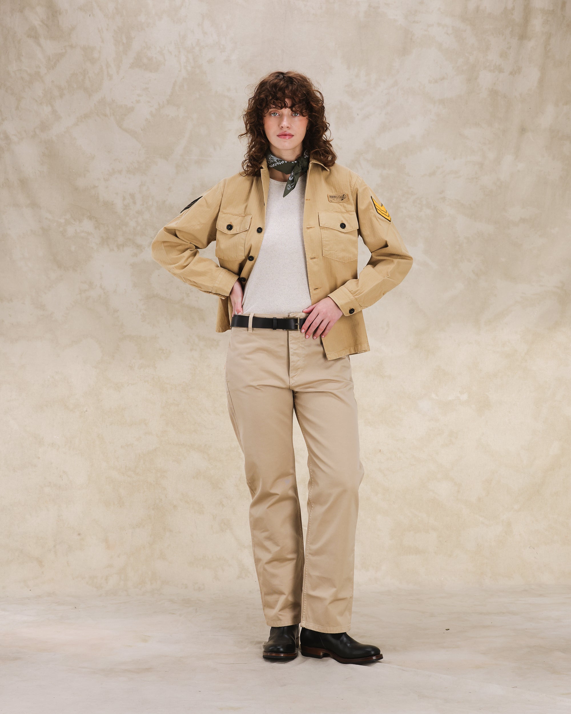 Jamiet Pantaloni Chino In Gabardine