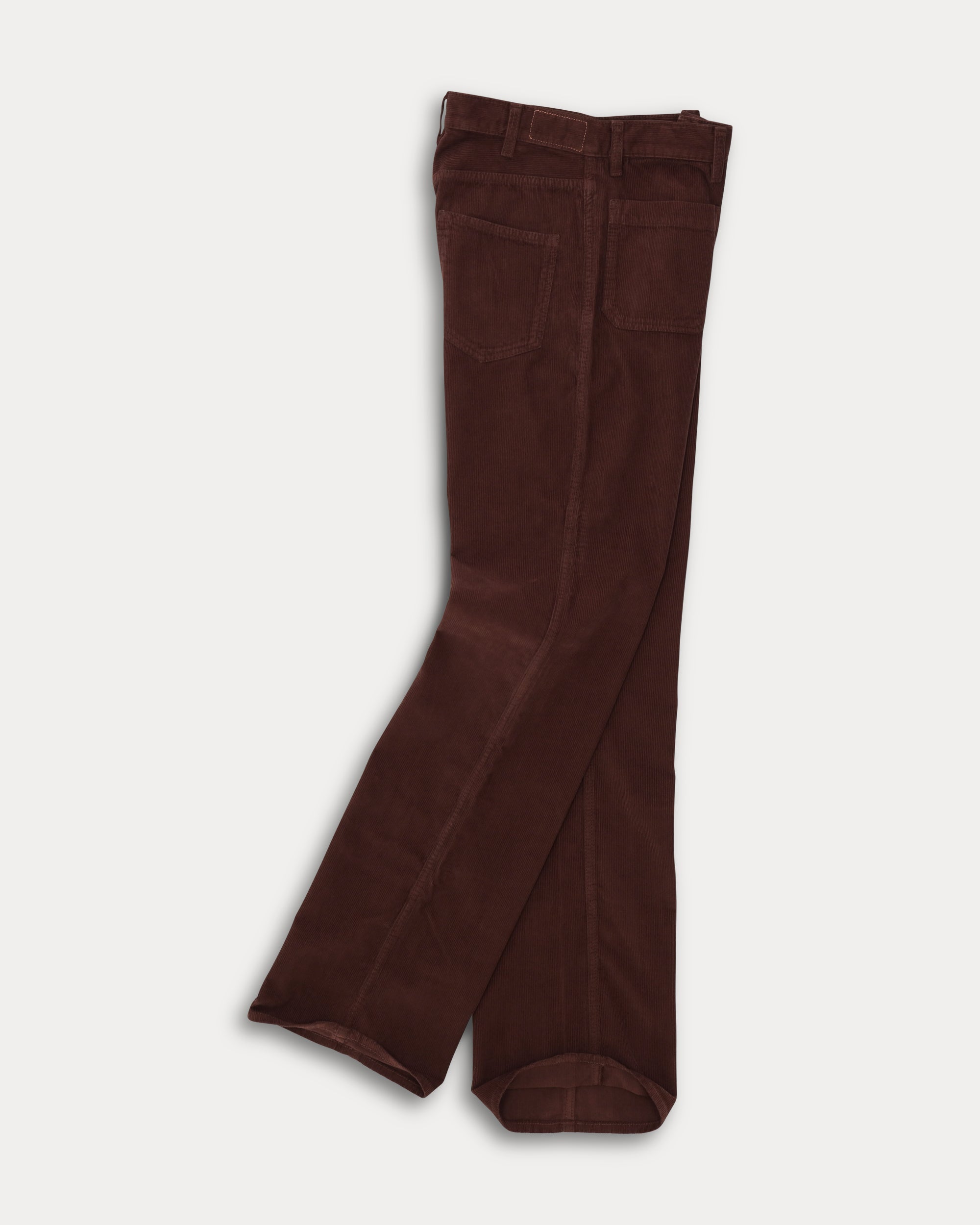 Jane Pantaloni Bootcut In Velluto A Coste
