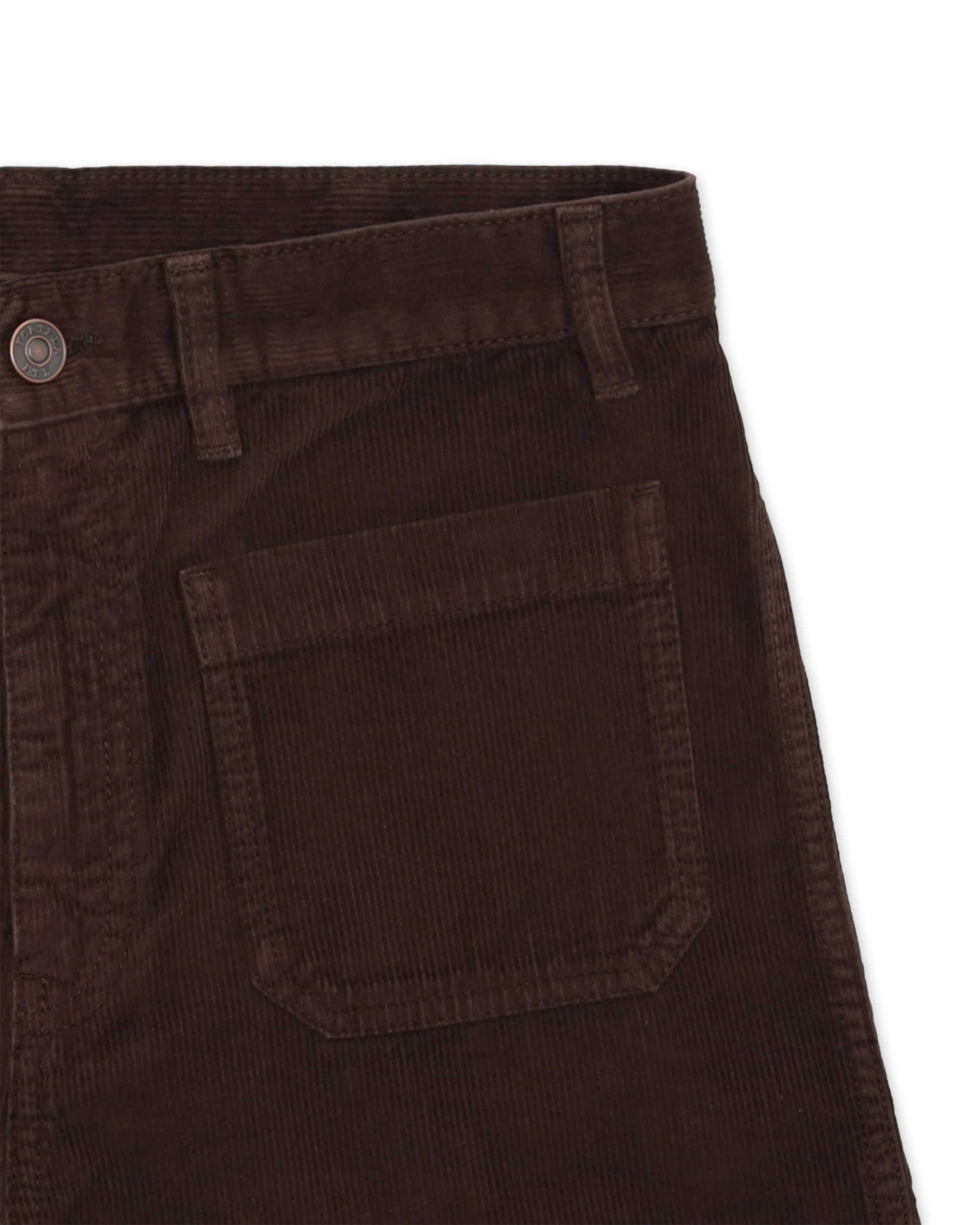 Jane Pantaloni Bootcut In Velluto A Coste