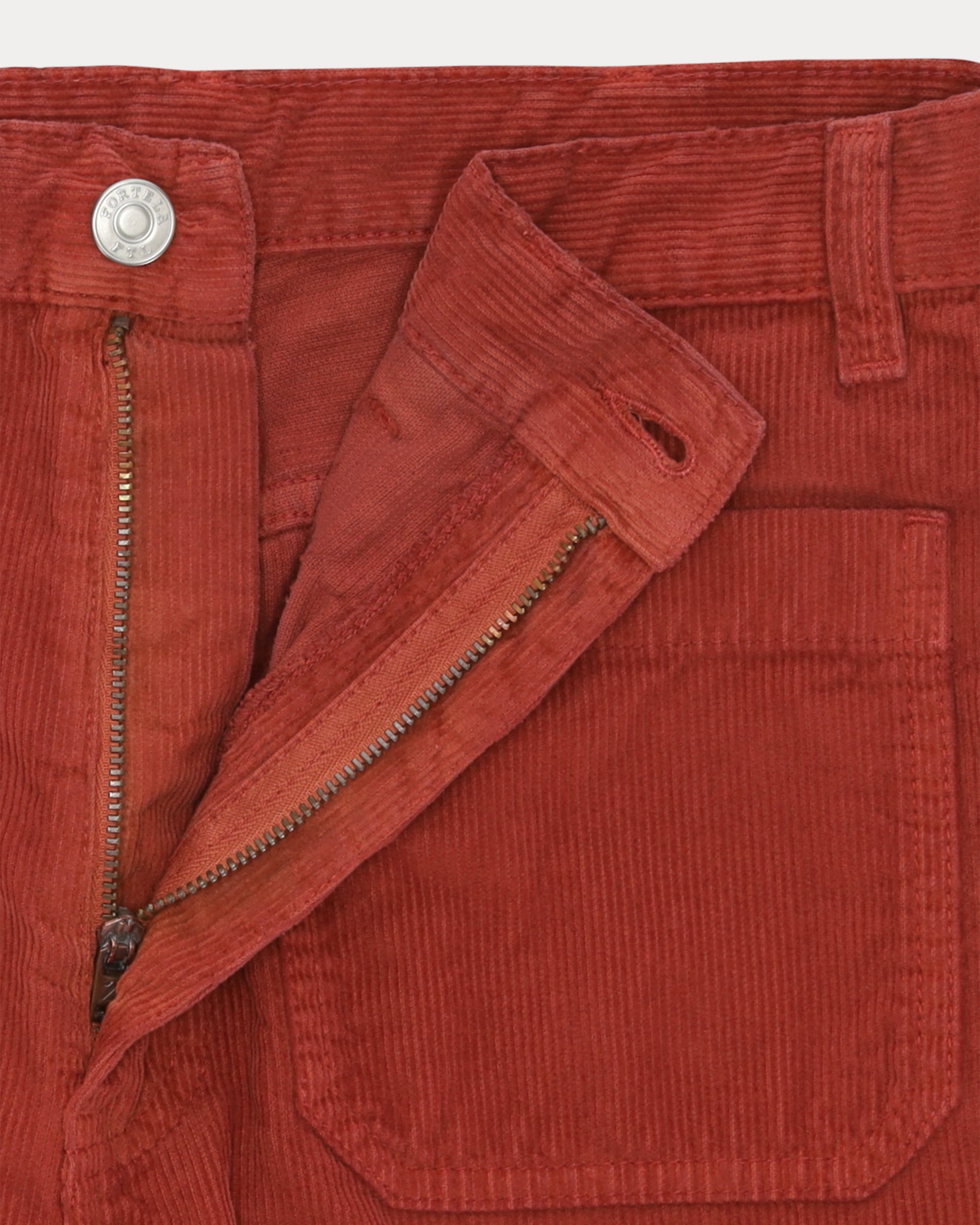 Jane Pantaloni Bootcut In Velluto A Coste