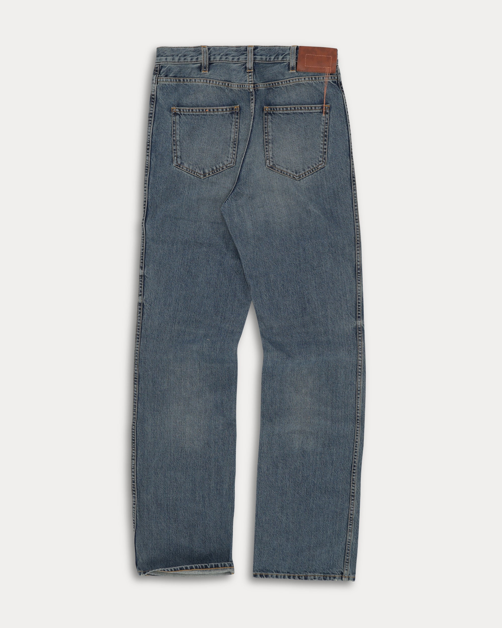 Jane Pantaloni Bootcut In Denim Stone Wash