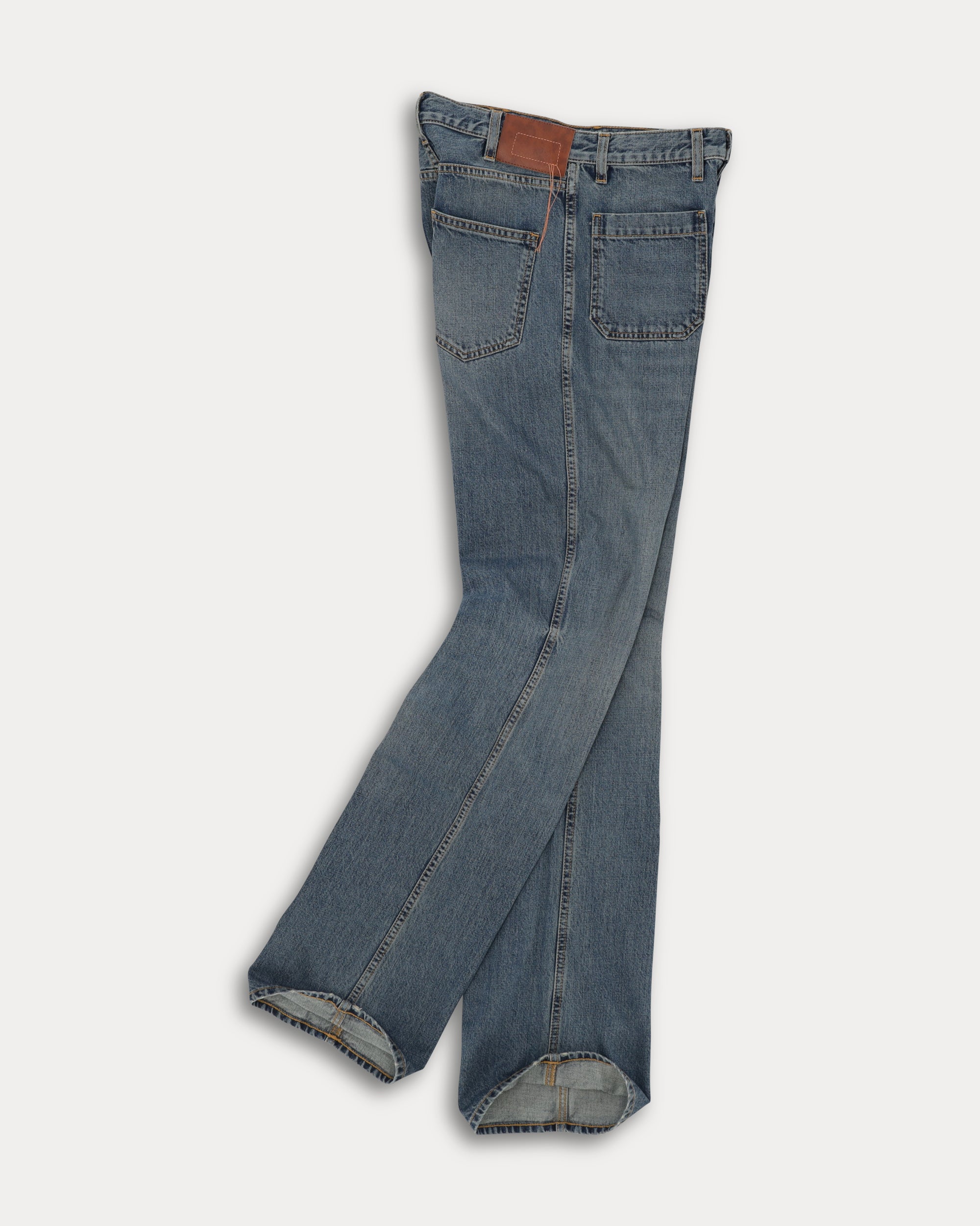 Jane Bootcut Denim Pants Stone Wash