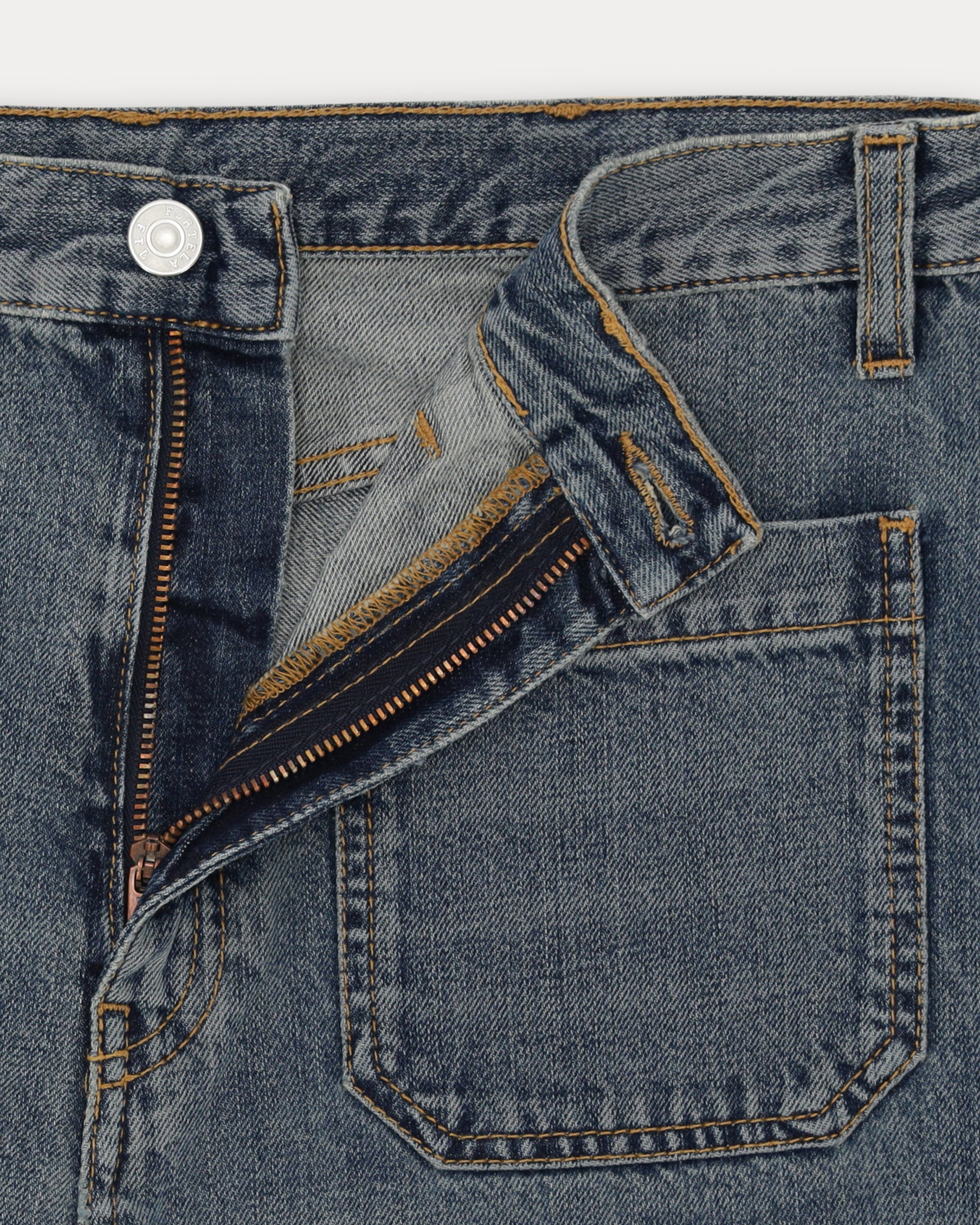 Jane Bootcut Denim Pants Stone Wash