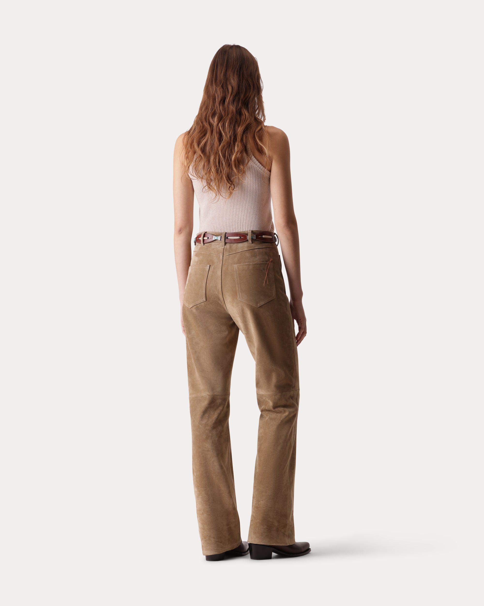 Jane Suede Trousers