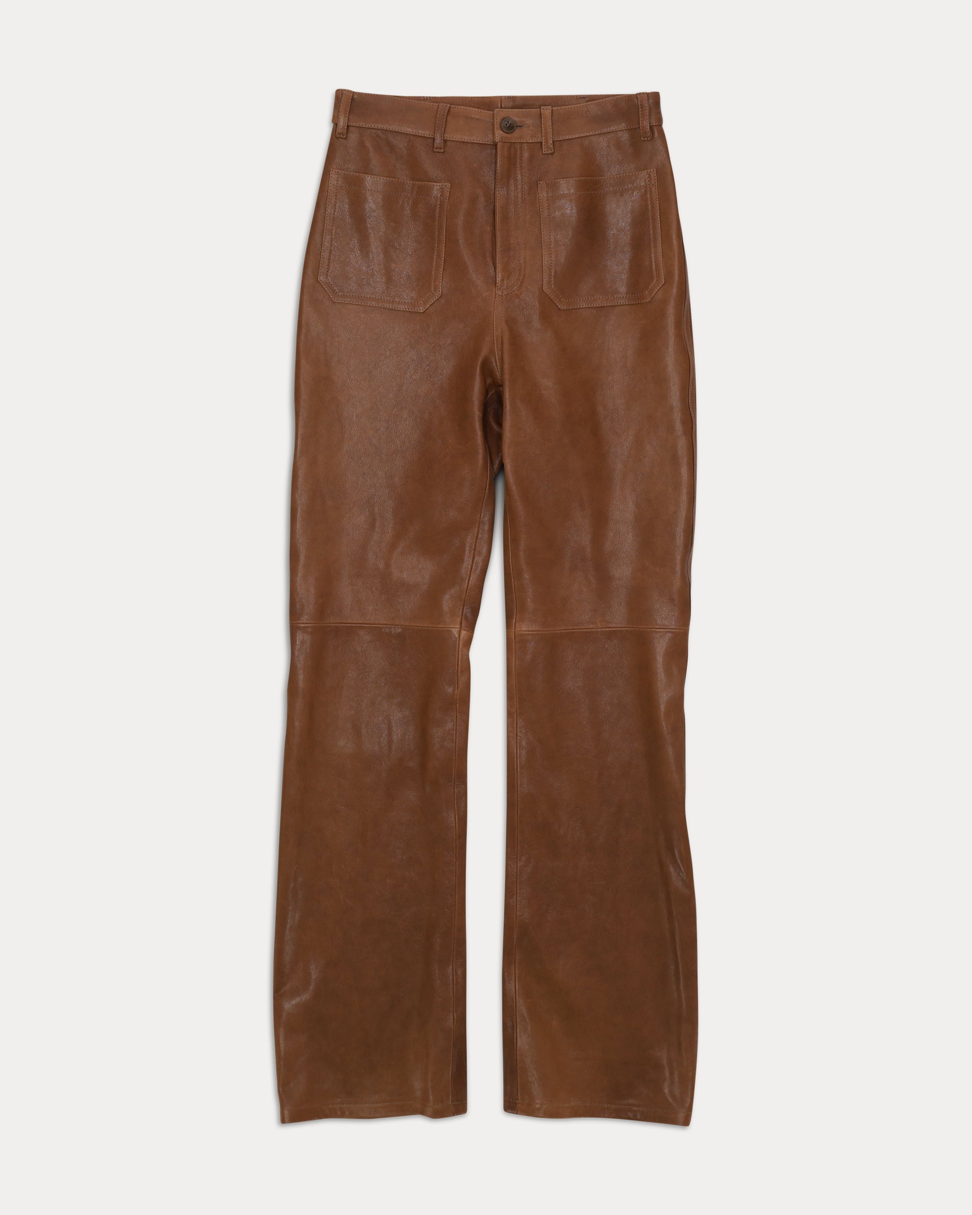 Jane Pantaloni Bootcut in Nappa