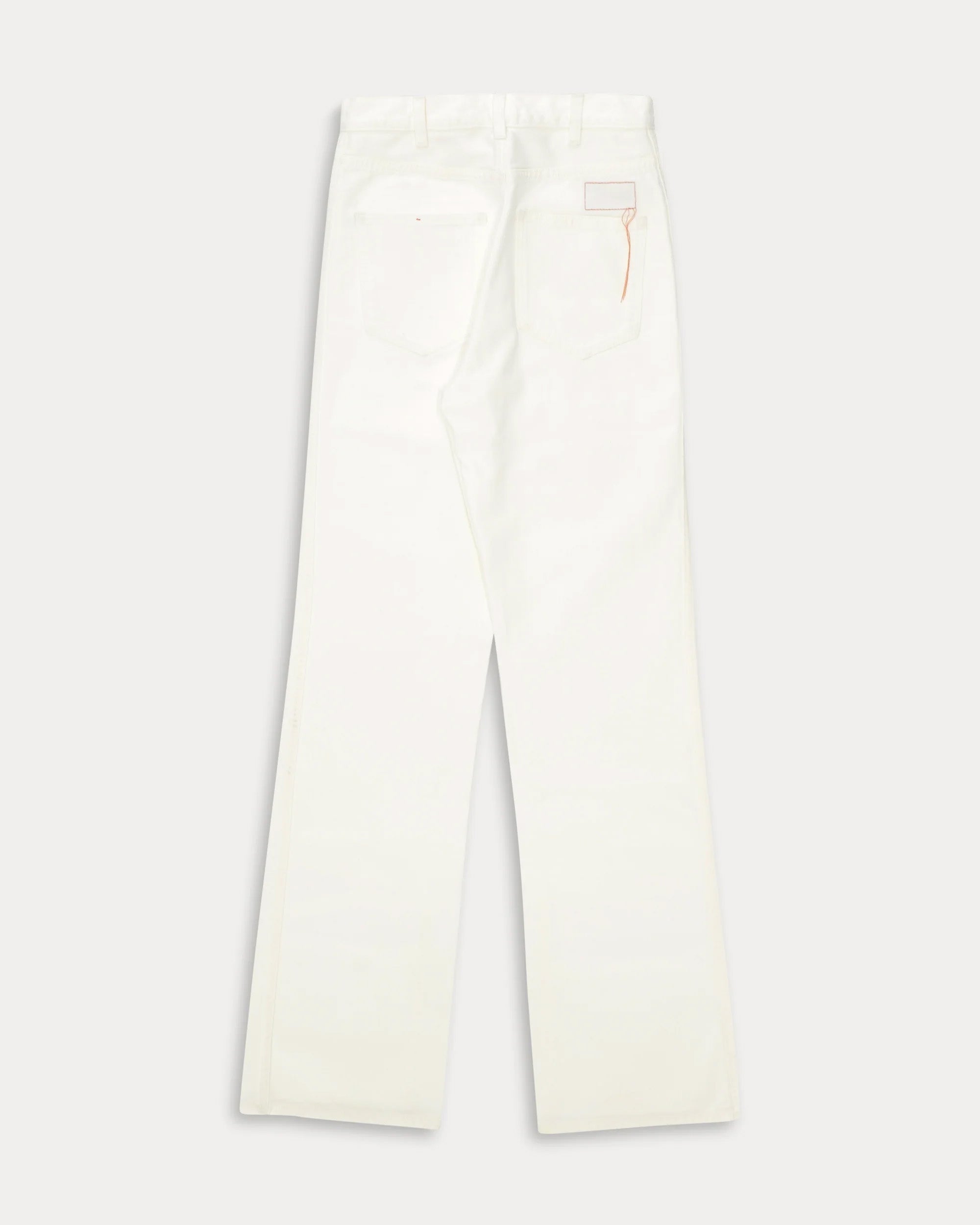 Janej Bootcut Cotton Bull Pants White
