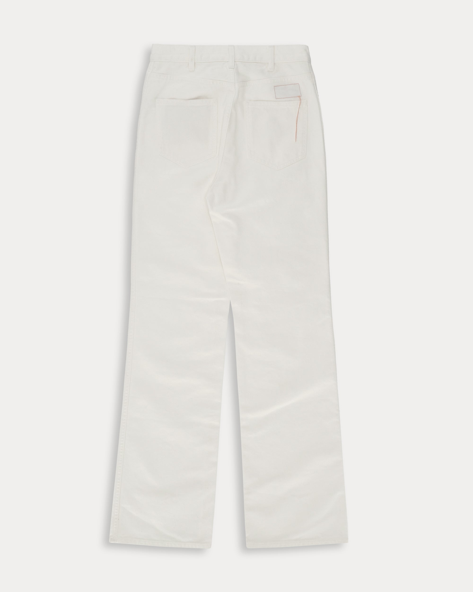 Janej Bootcut Cotton Bull Pants White
