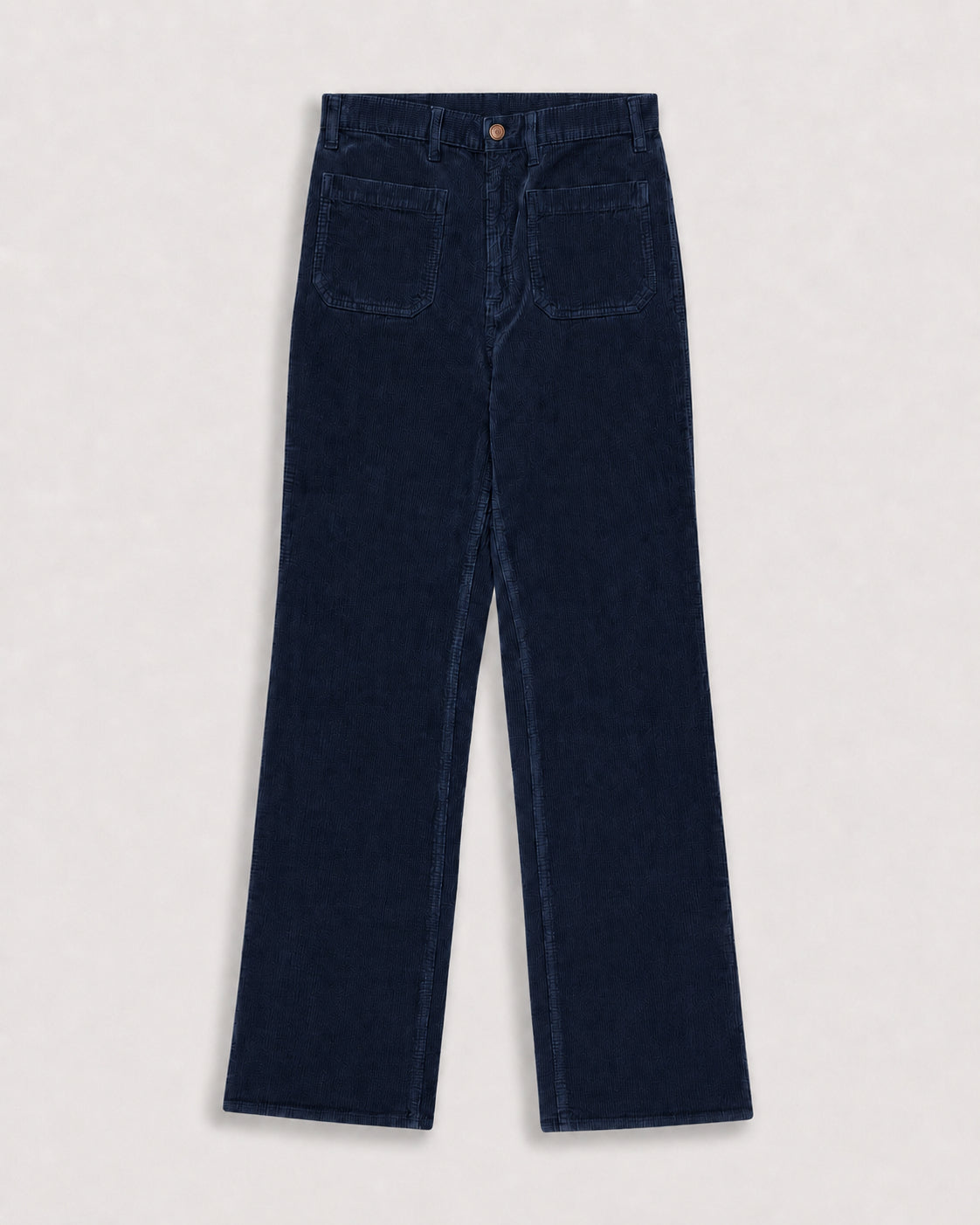 Jane Pantaloni Bootcut In Velluto A Coste