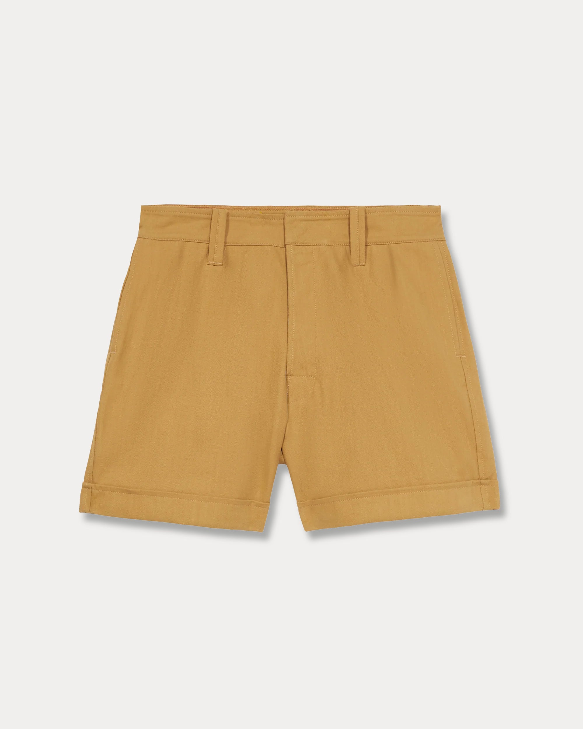 Jariah Pleated Cotton Twill Bermuda Shorts