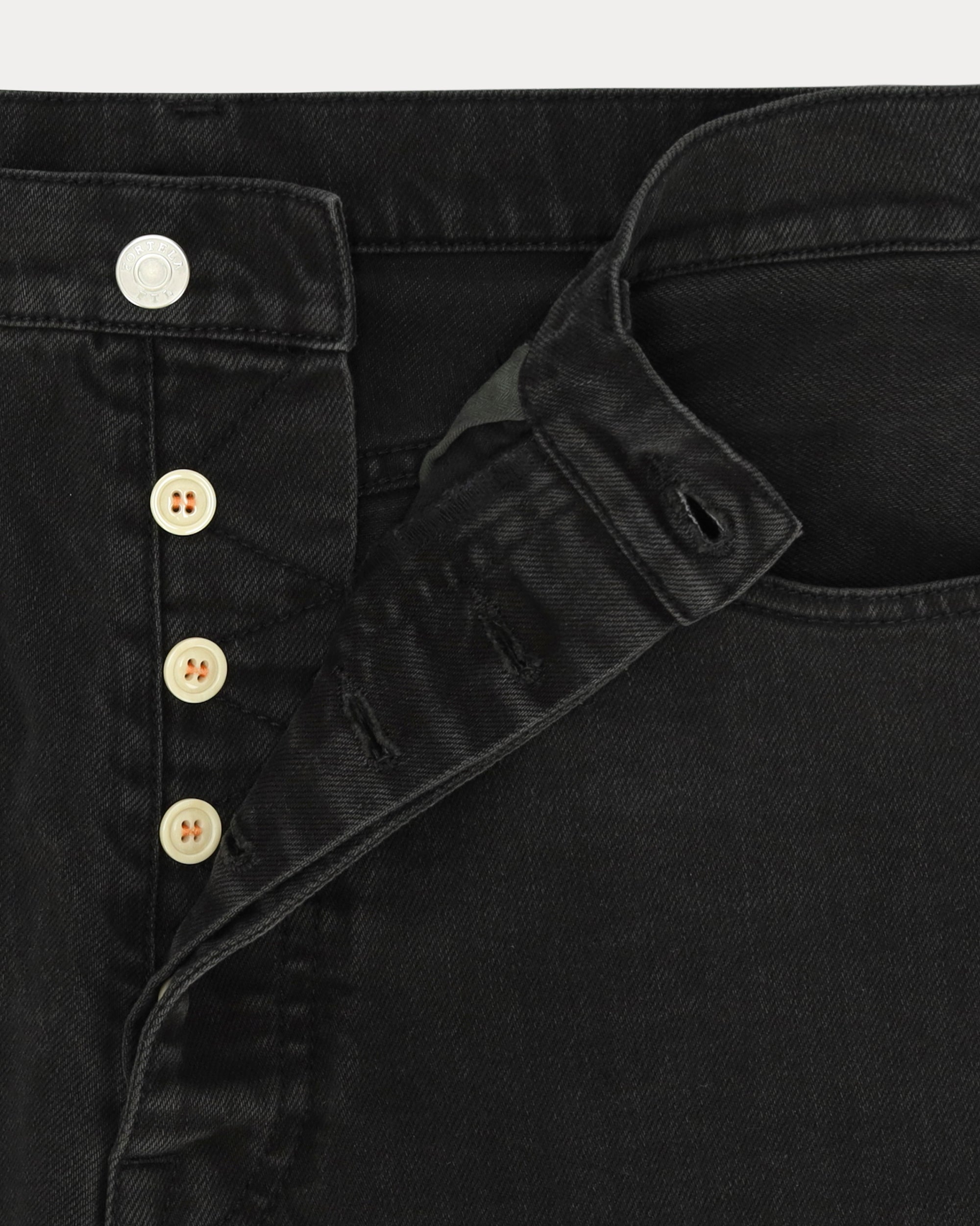 Jaron Wide Leg Trousers in Cotton Bull