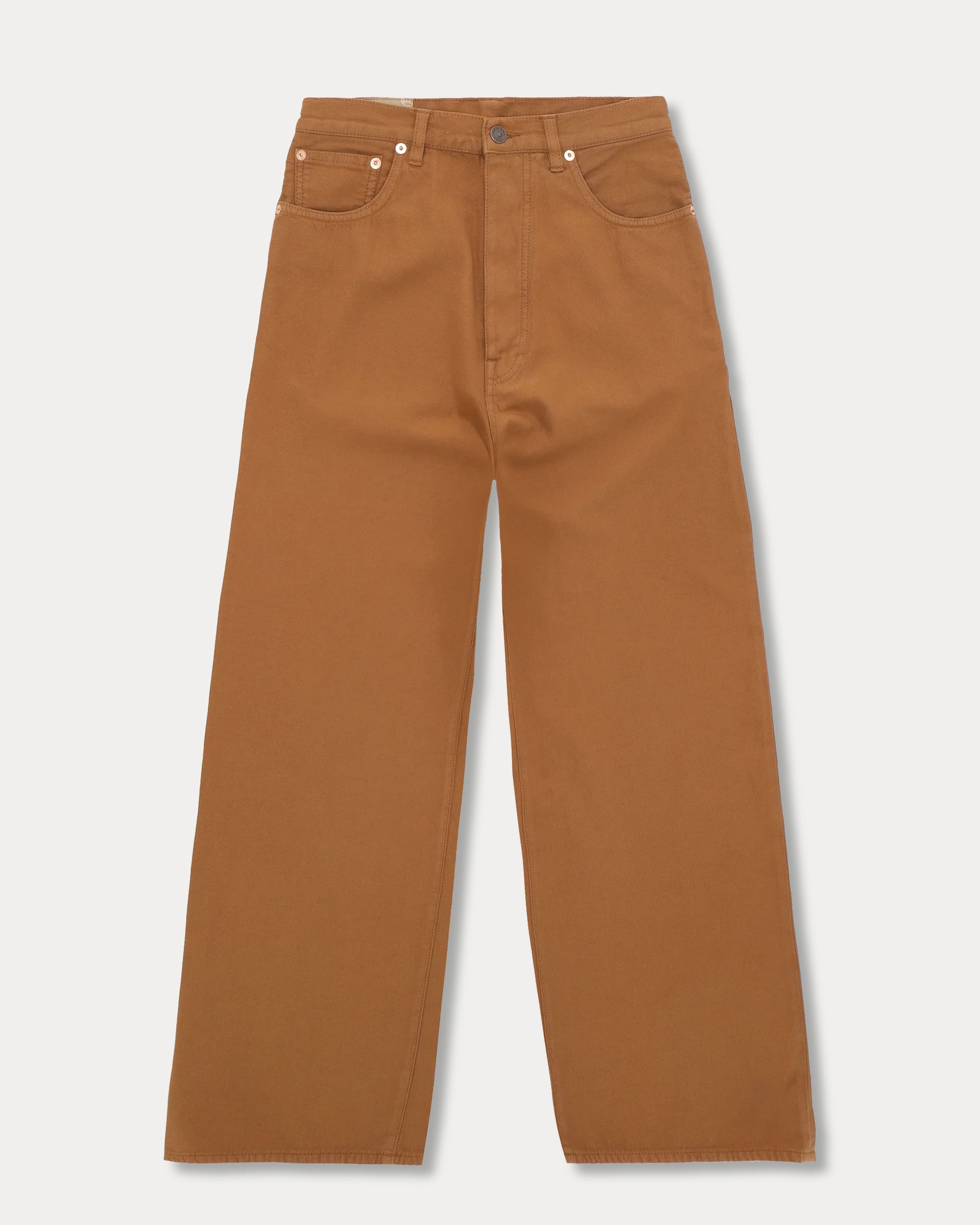 Jaron Wide Leg Wool and Cotton Pants