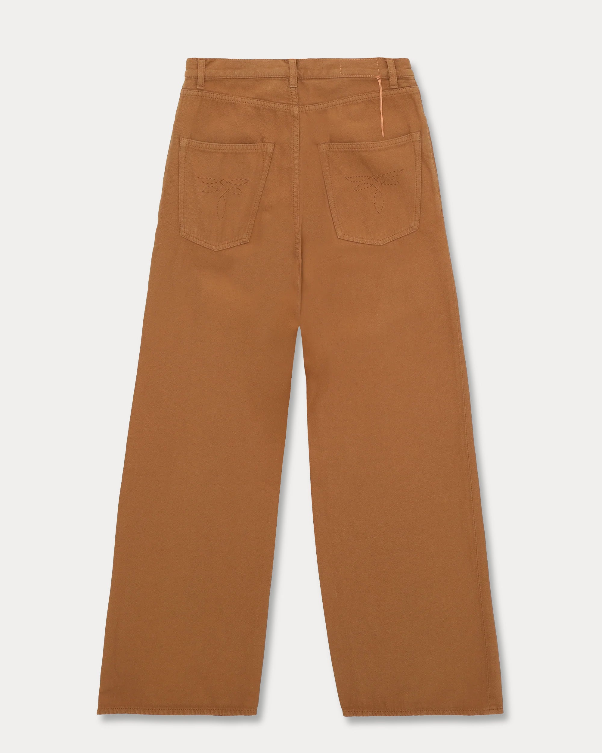 Jaron Wide Leg Wool and Cotton Pants