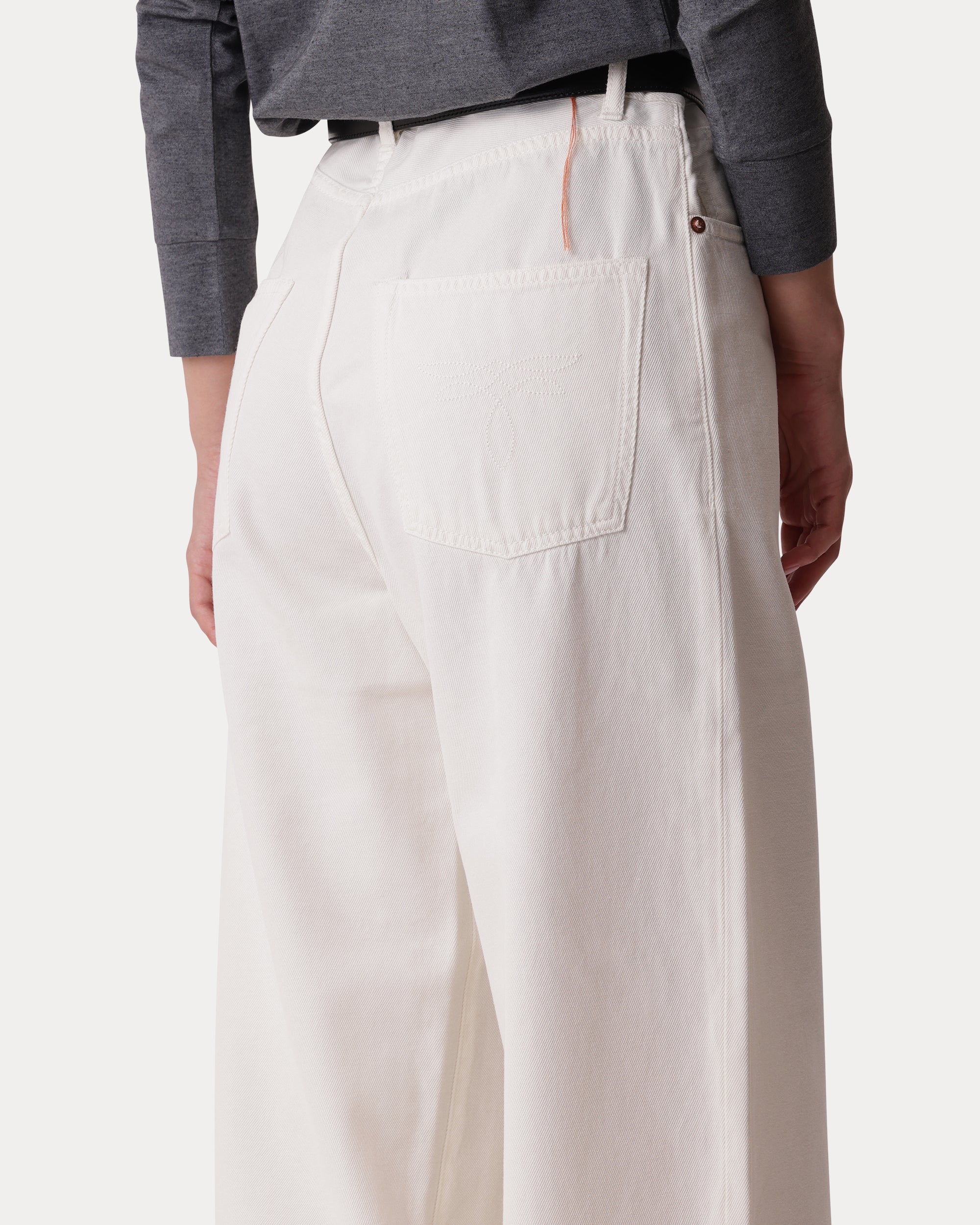 Jaron Wide Leg Cotton Bull Pants