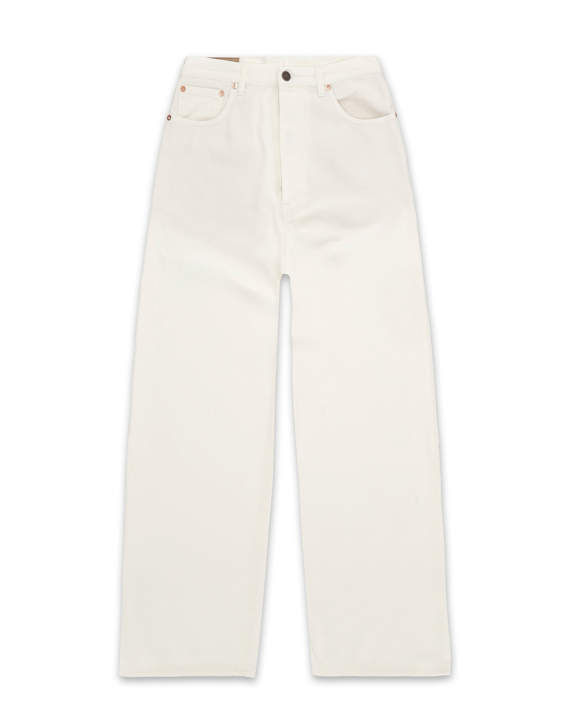 Jaron Pantaloni Gamba Ampia Lana E Cotone