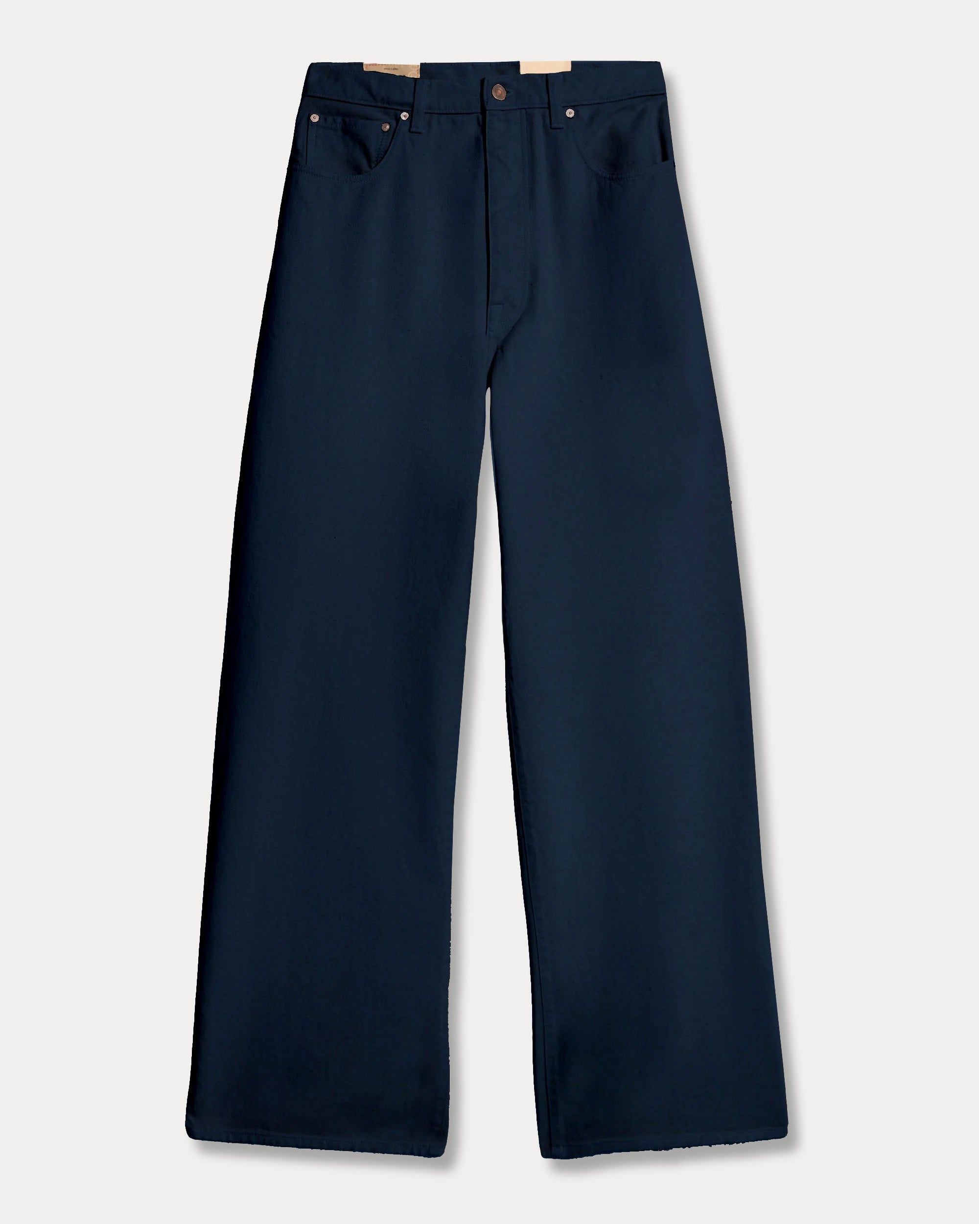 Jaron Pantaloni Gamba Ampia In Bull Di Cotone