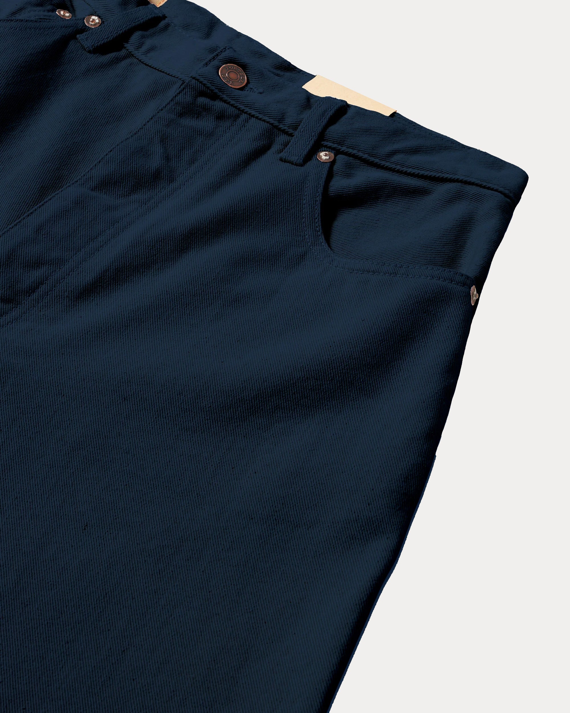 Jaron Pantaloni Gamba Ampia In Bull Di Cotone