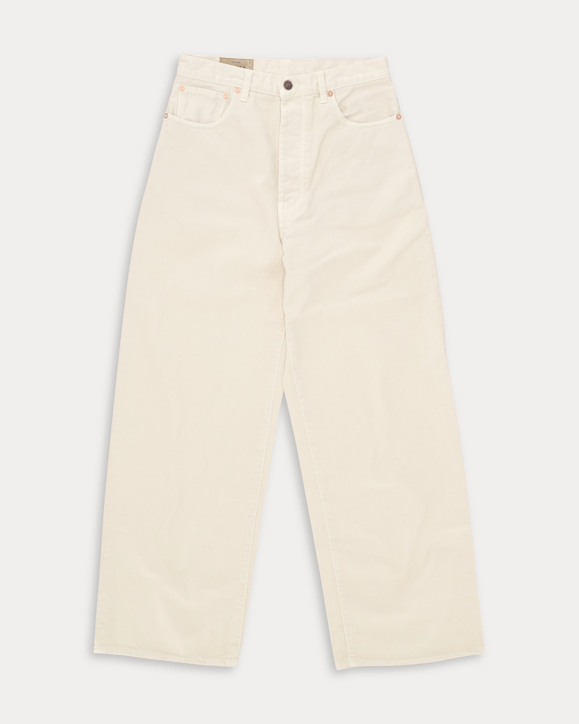 Jaron Pantaloni Gamba Ampia In Bull Di Cotone