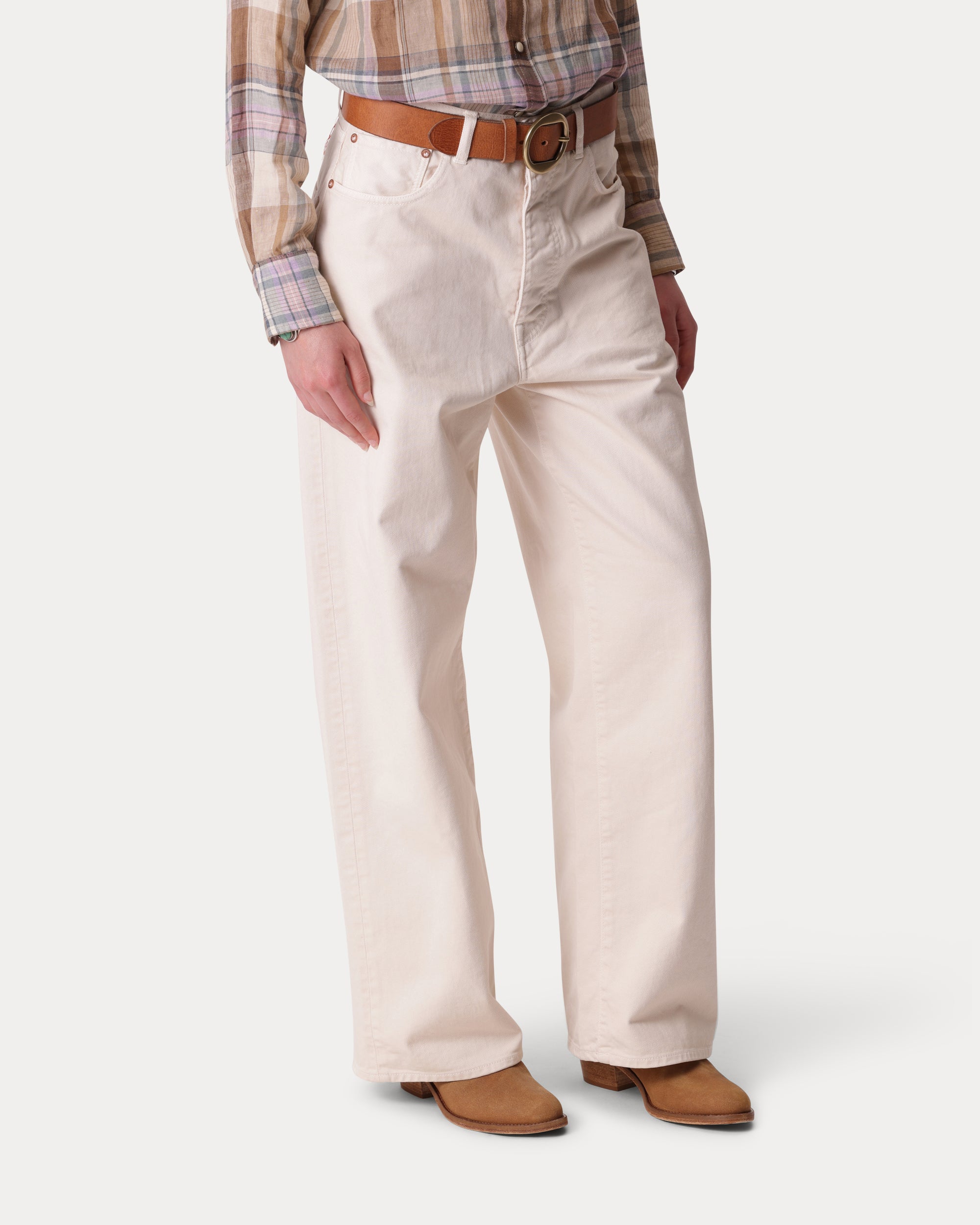 Jaron Wide Leg Cotton Bull Pants