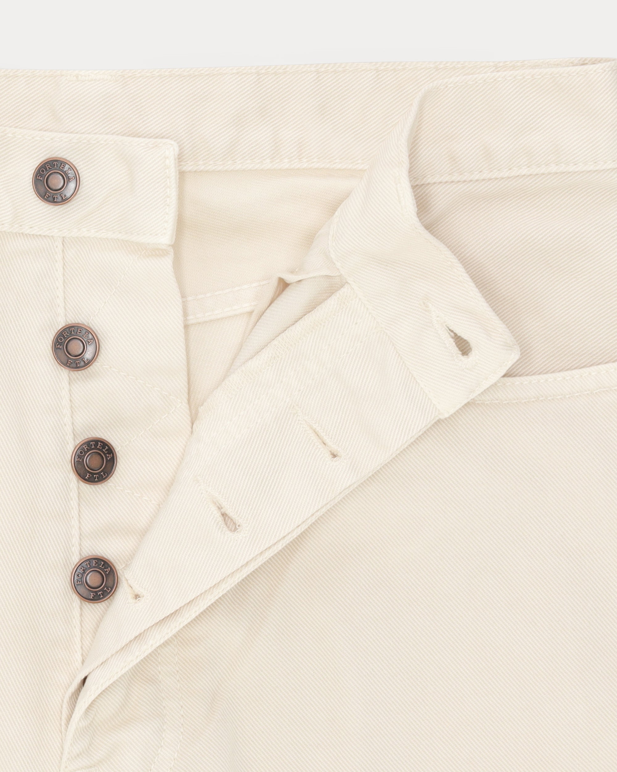 Jaron Pantaloni Gamba Ampia In Bull Di Cotone