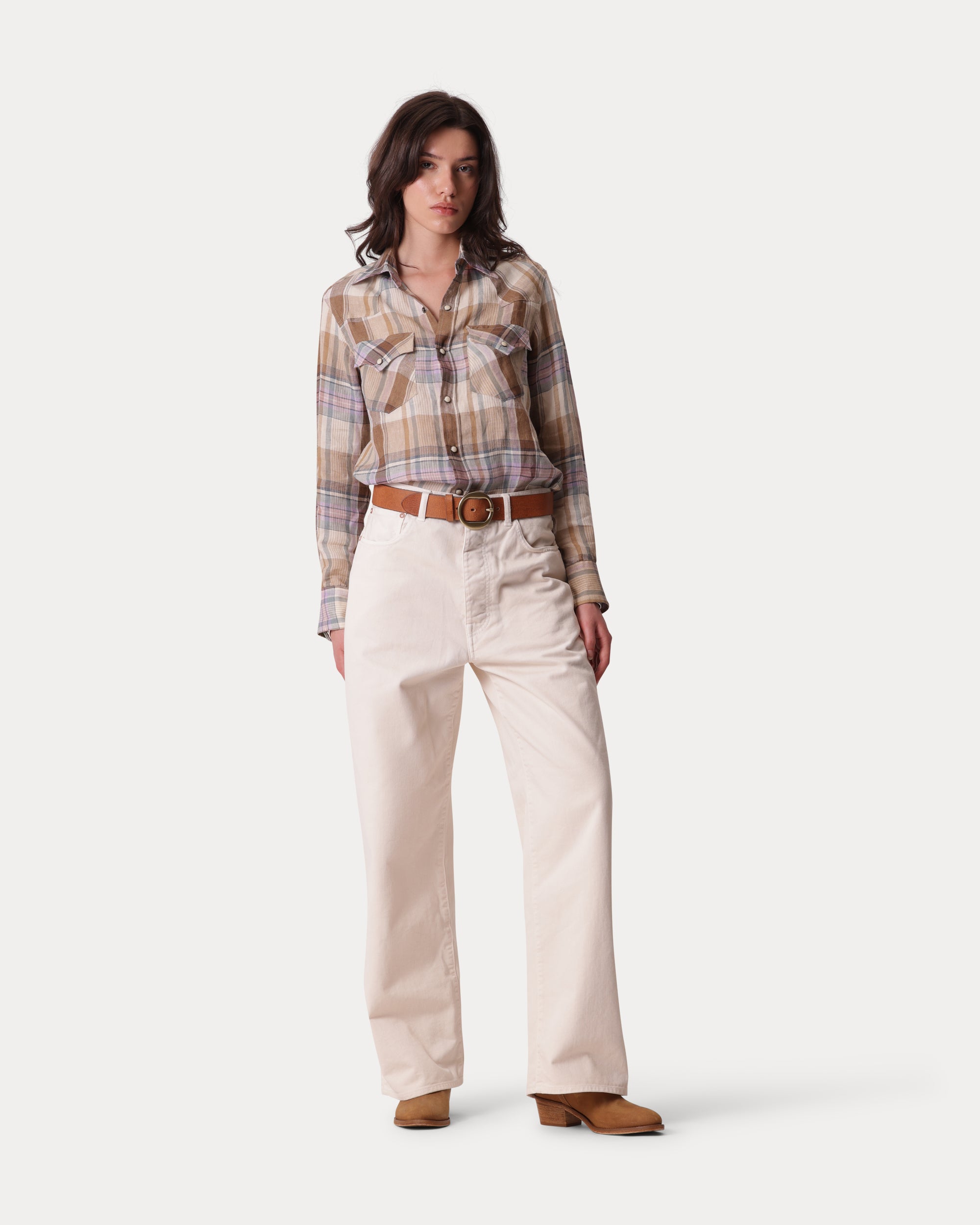 Jaron Wide Leg Cotton Bull Pants