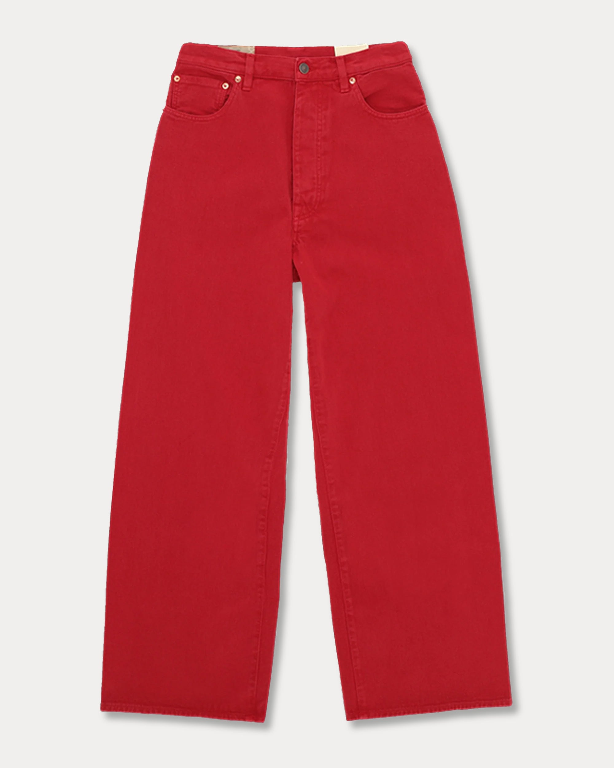 Jaron Wide Leg Cotton Twill Pants