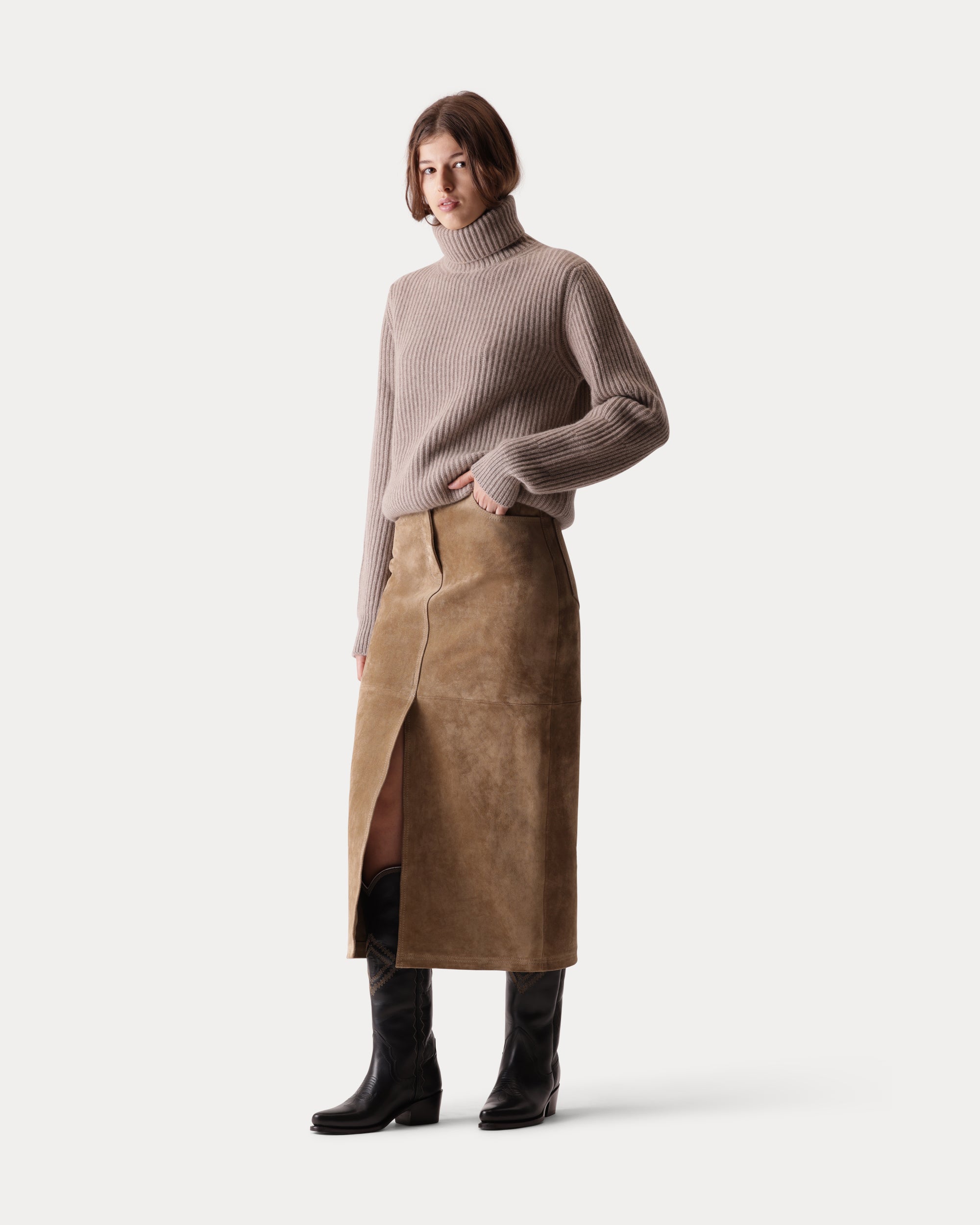 Jasmine Suede Skirt