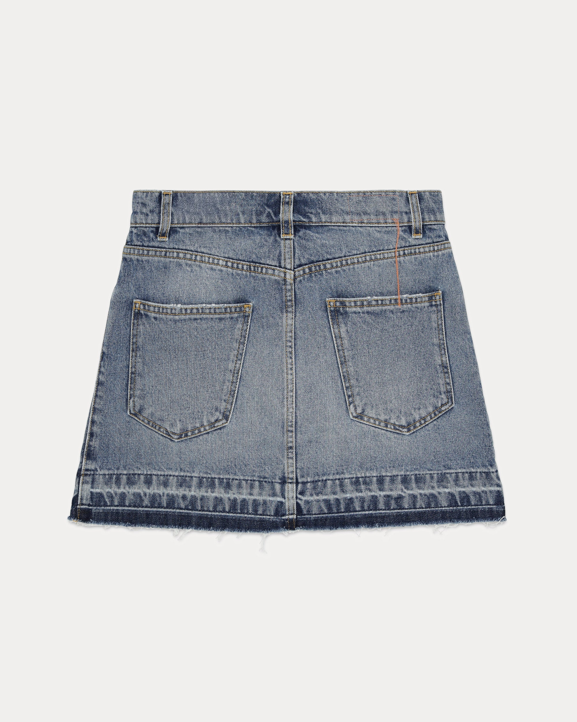 Jeraldine Mini Gonna in Denim