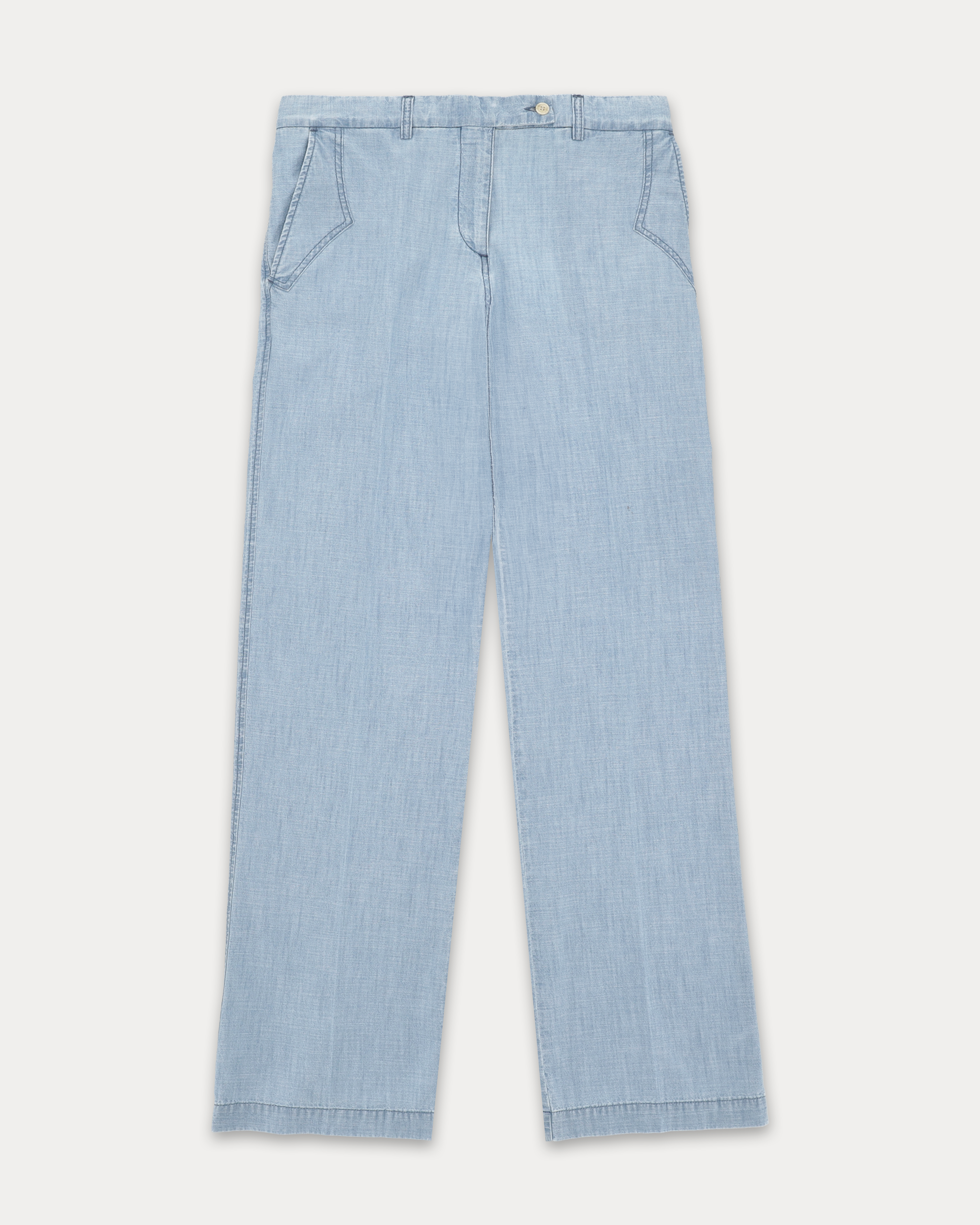 Jelene Chambray Pants Custom Wash