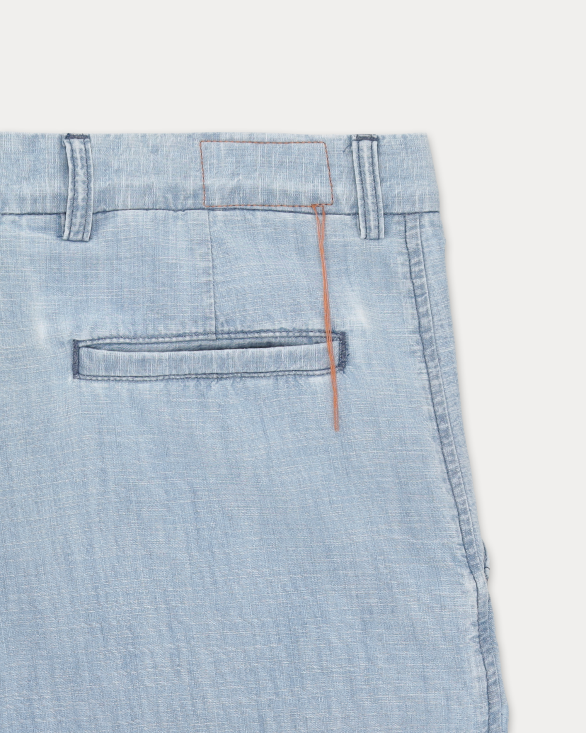 Jelene Pantaloni In Chambray Custom Wash