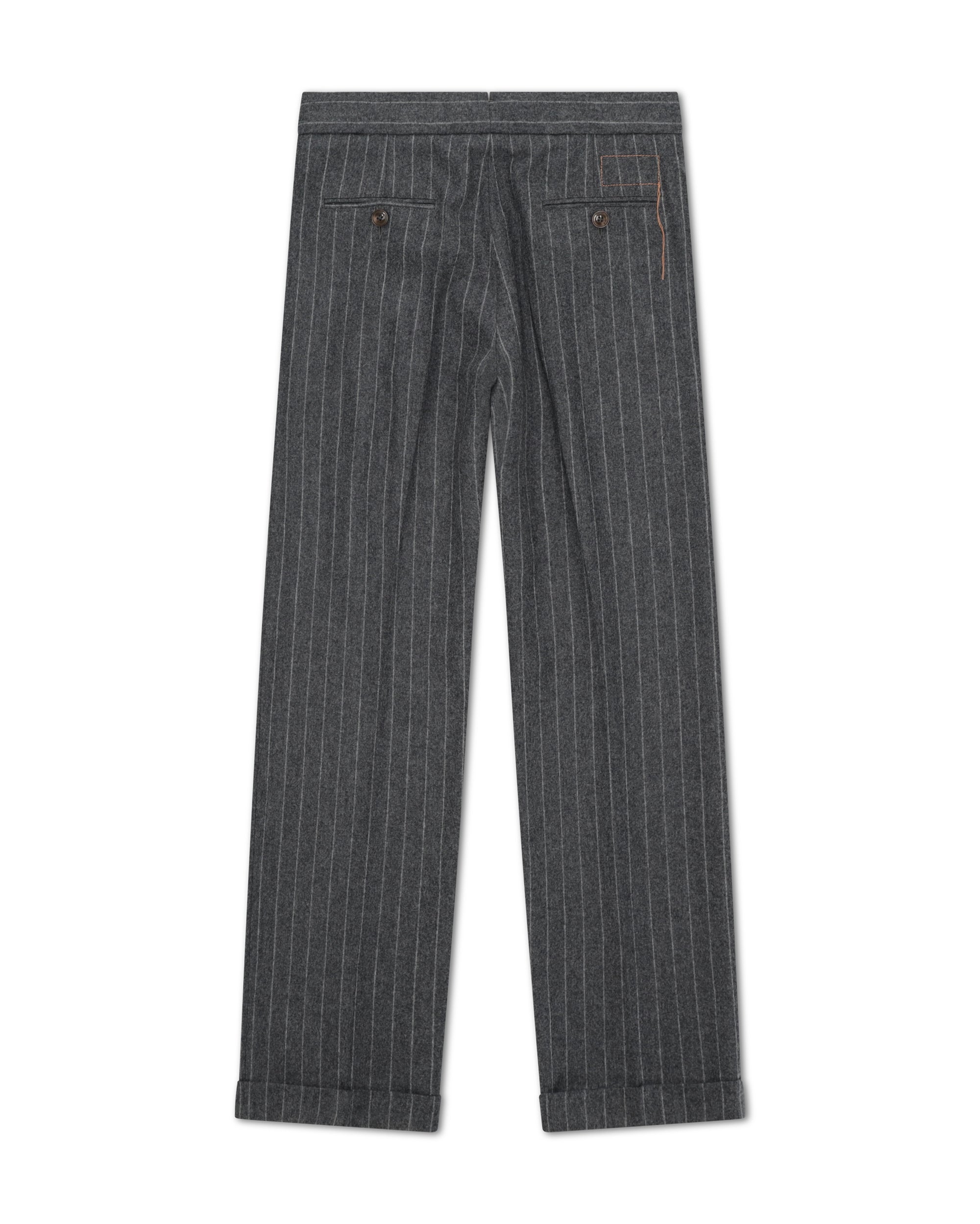 Jem Pinstripe Virgin Wool Trousers with Pences