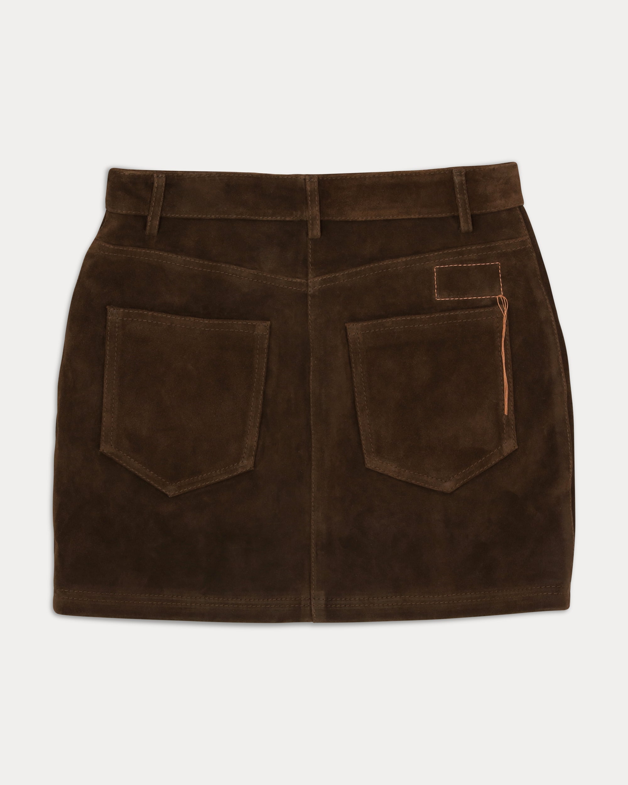 Jenny Mini Gonna in Pelle Scamosciata