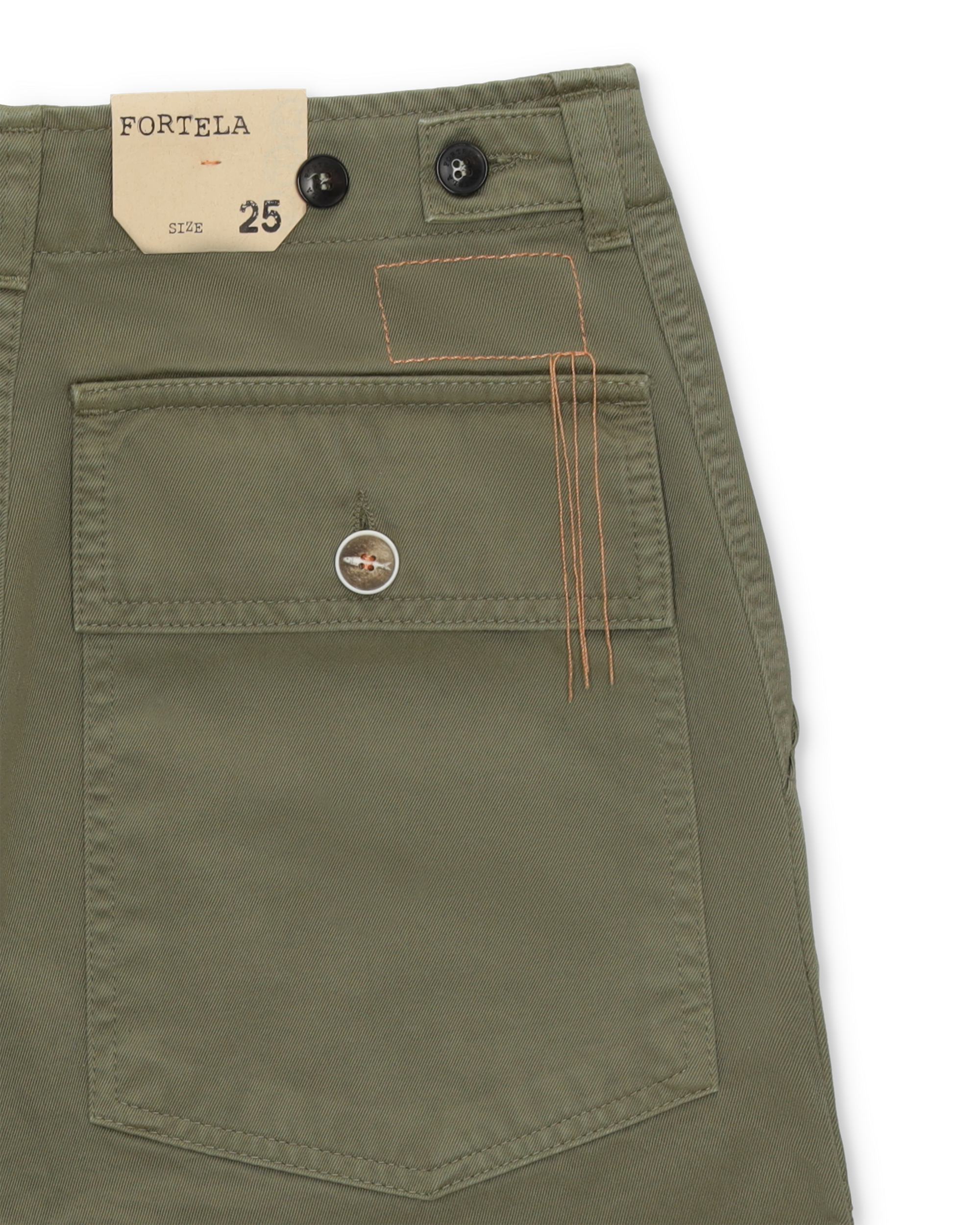 Jerry Pantaloni Fatigue In Gabardine
