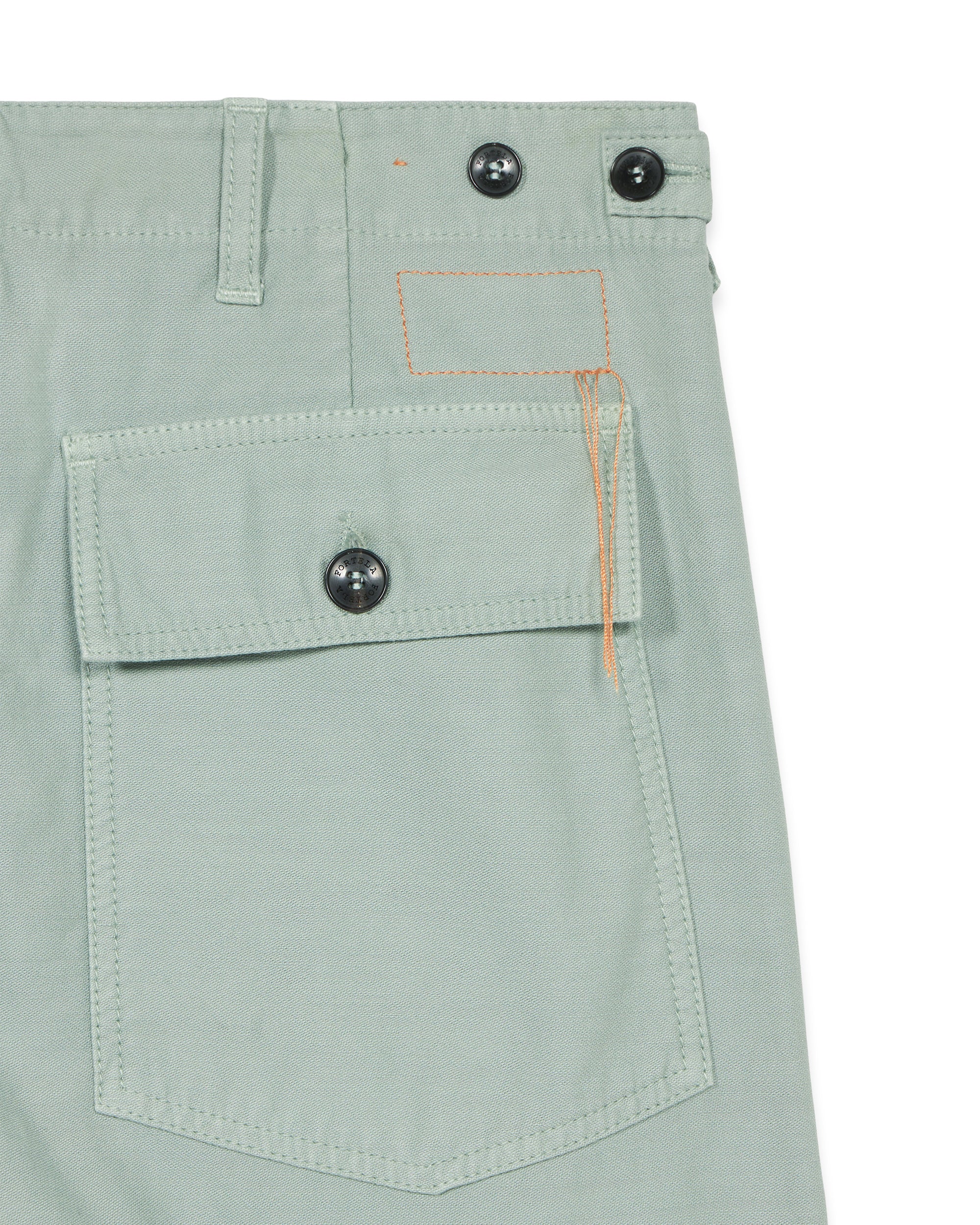 Jerry Pantaloni Fatigue In Cotone Satin