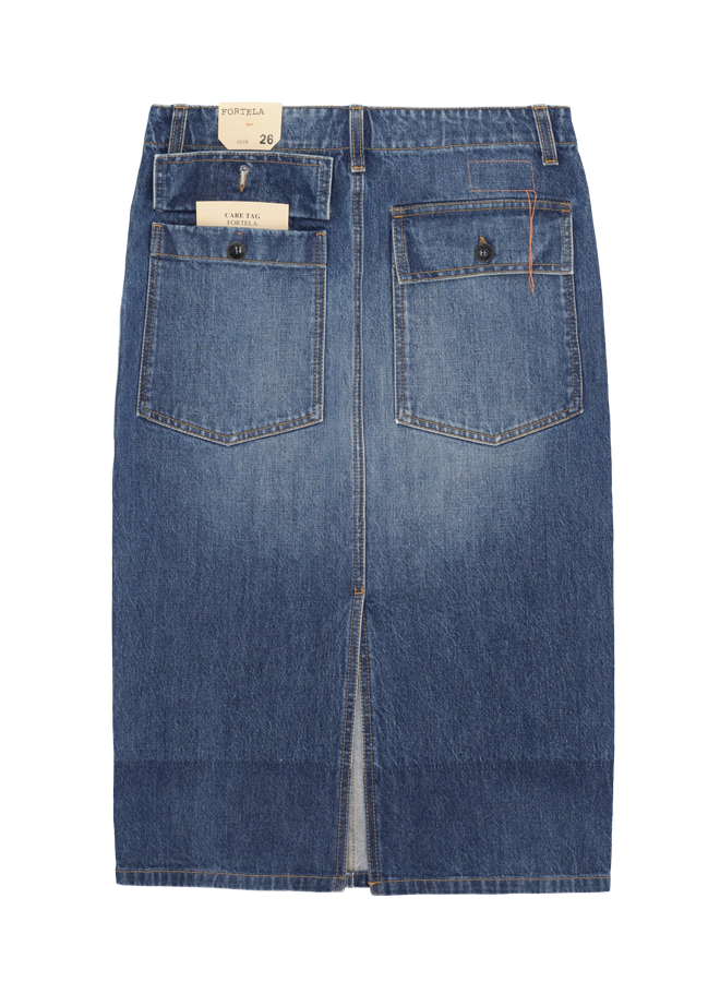 Jia Gonna Fatigue In Denim Custom Wash