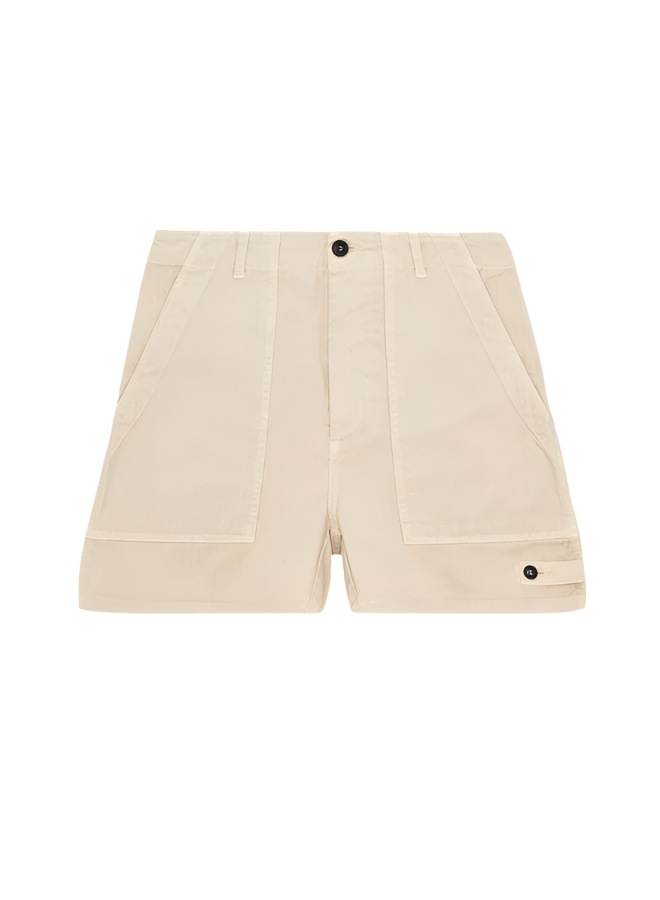 Jimt Shorts Fatigue In Herringbone Di Cotone